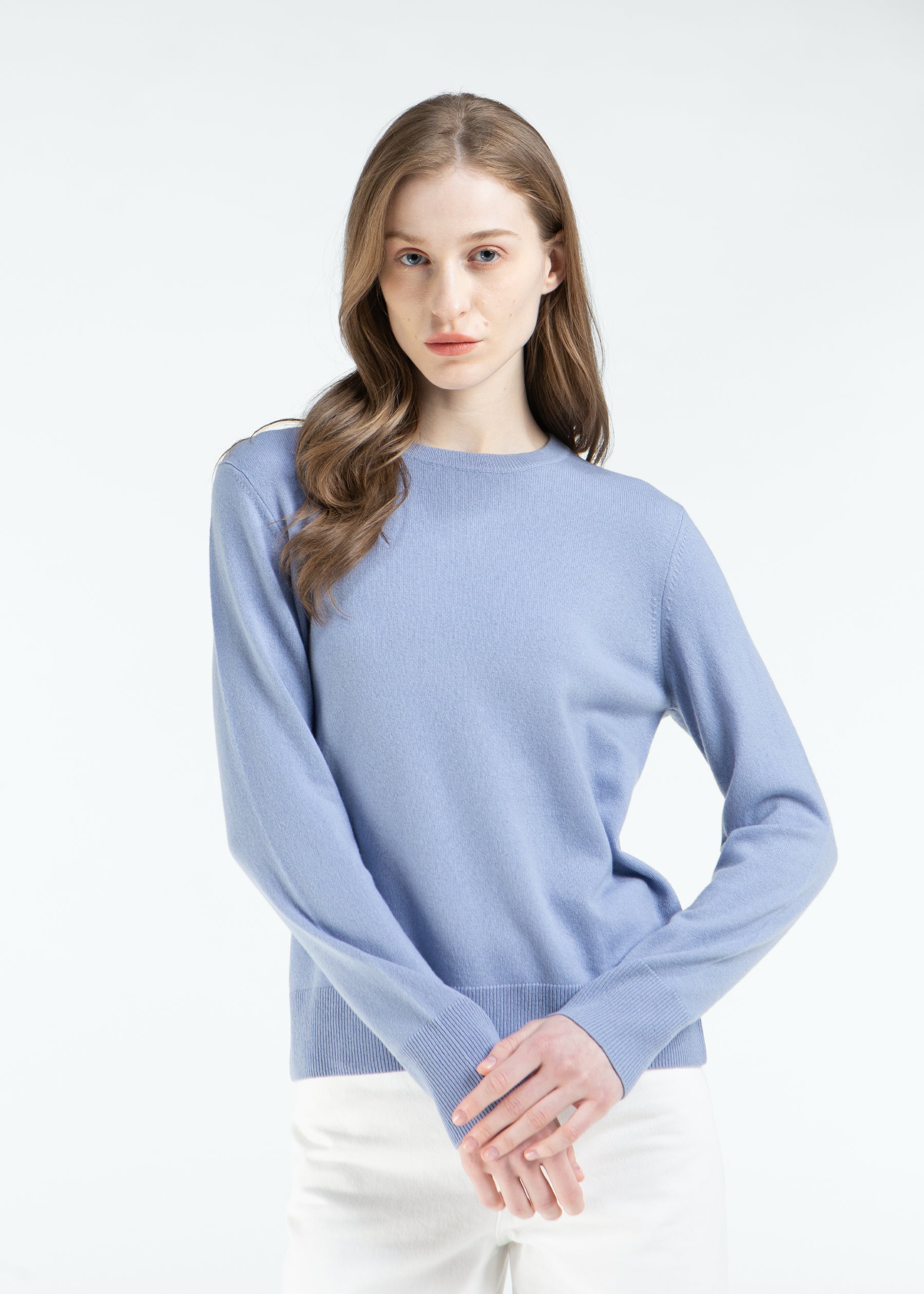 Carina Crewneck Baby Cashmere Jumper