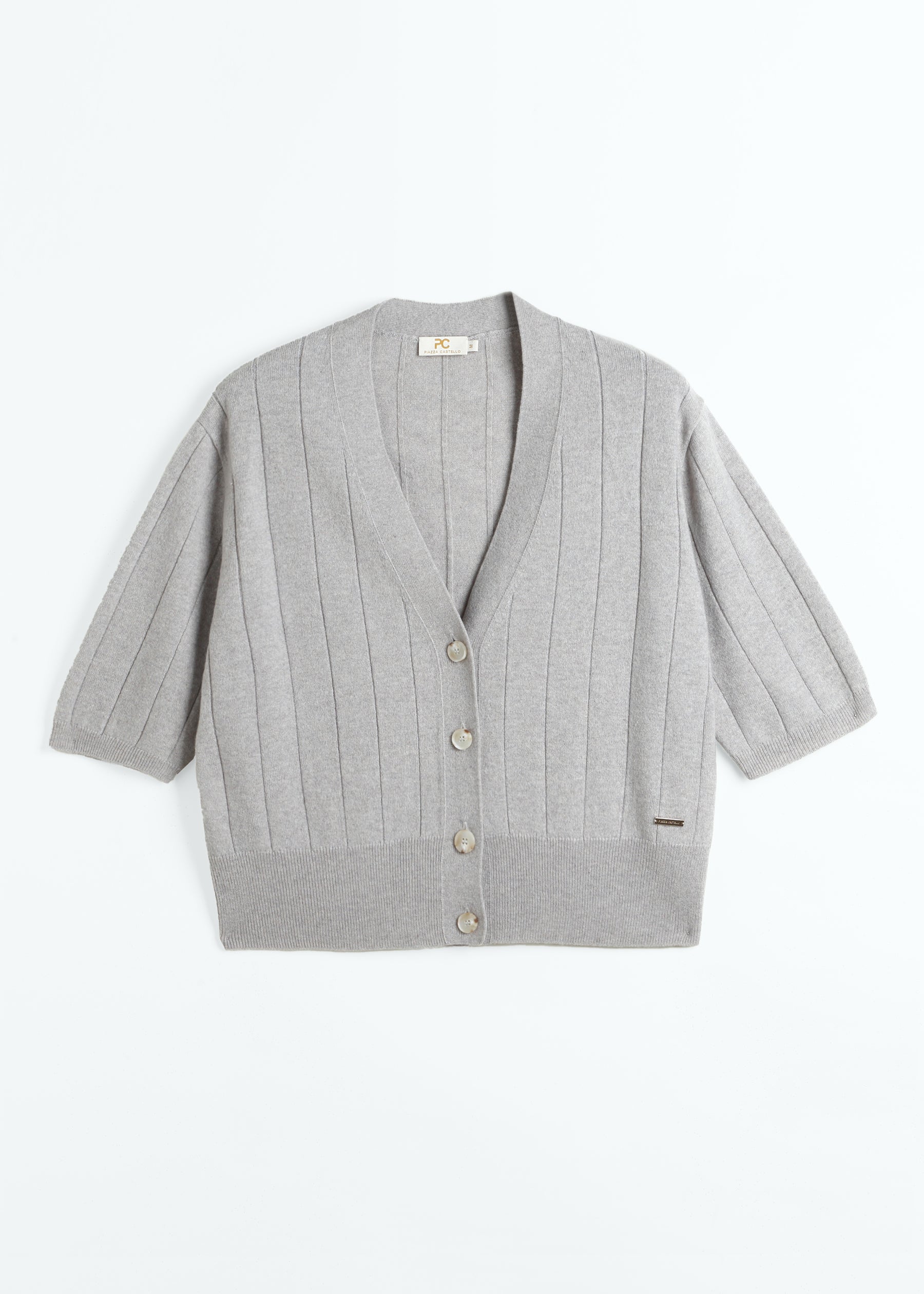 Novella Cropped Baby Cashmere Cardigan