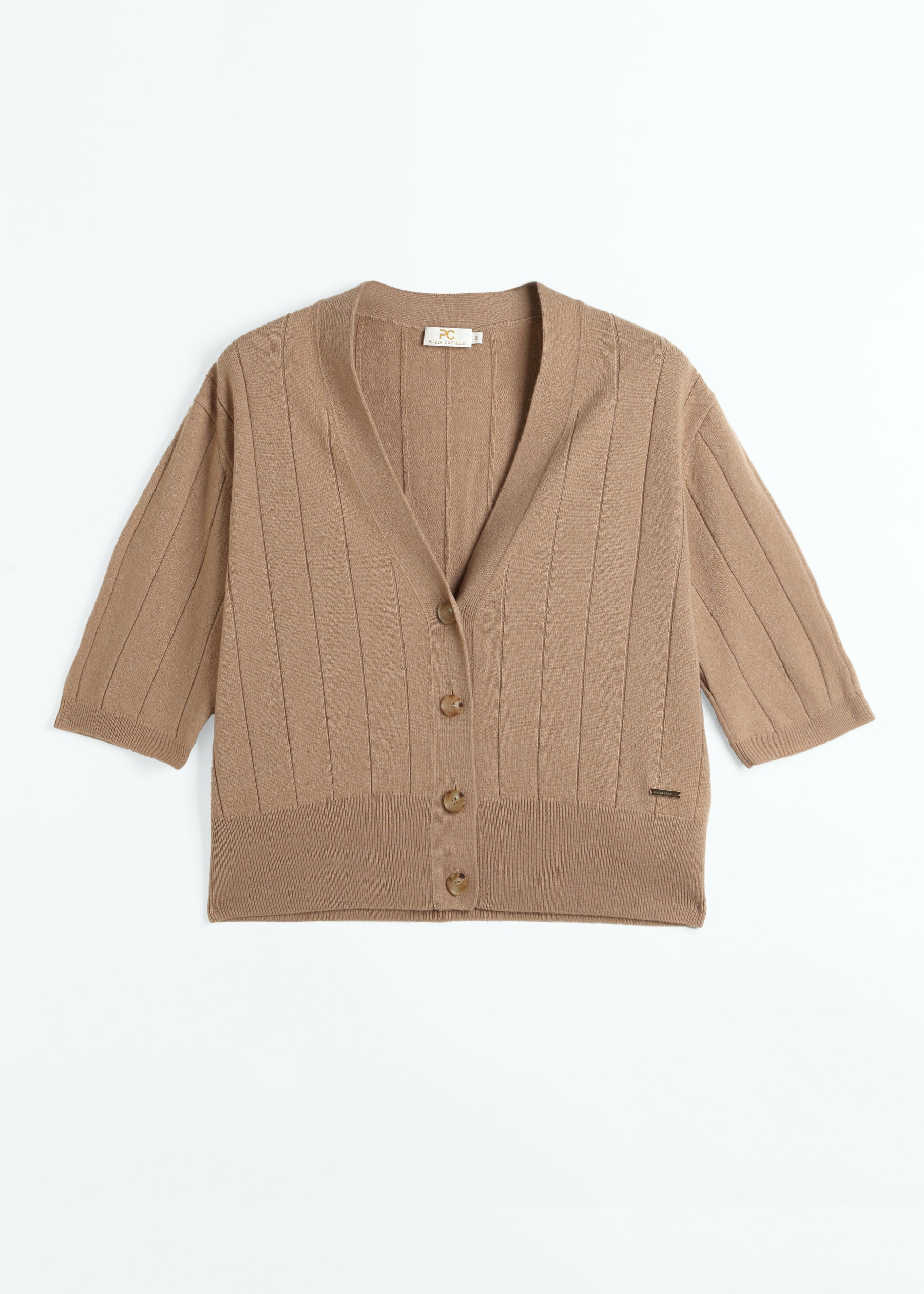 Novella Cropped Baby Cashmere Cardigan