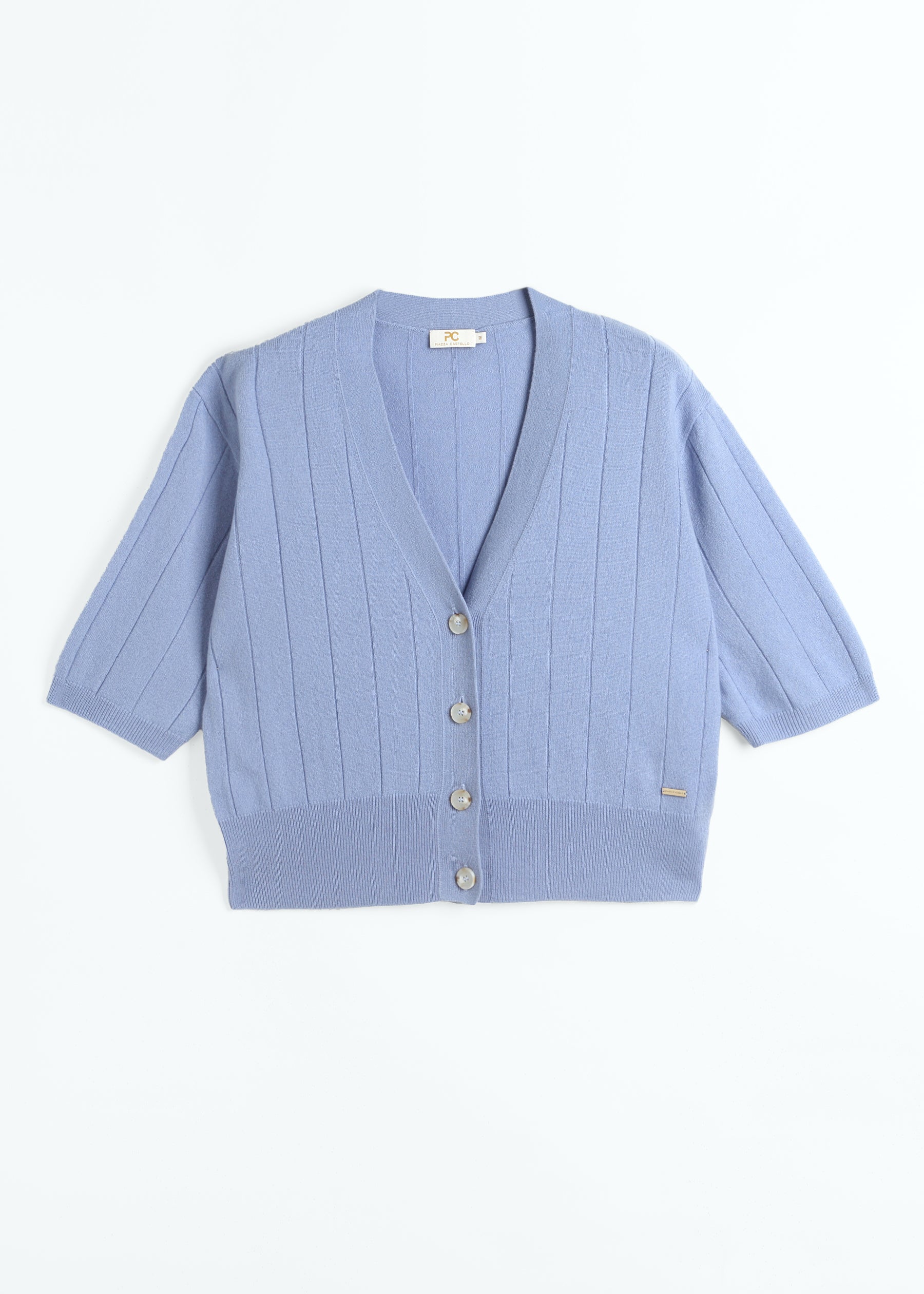 Novella Cropped Baby Cashmere Cardigan