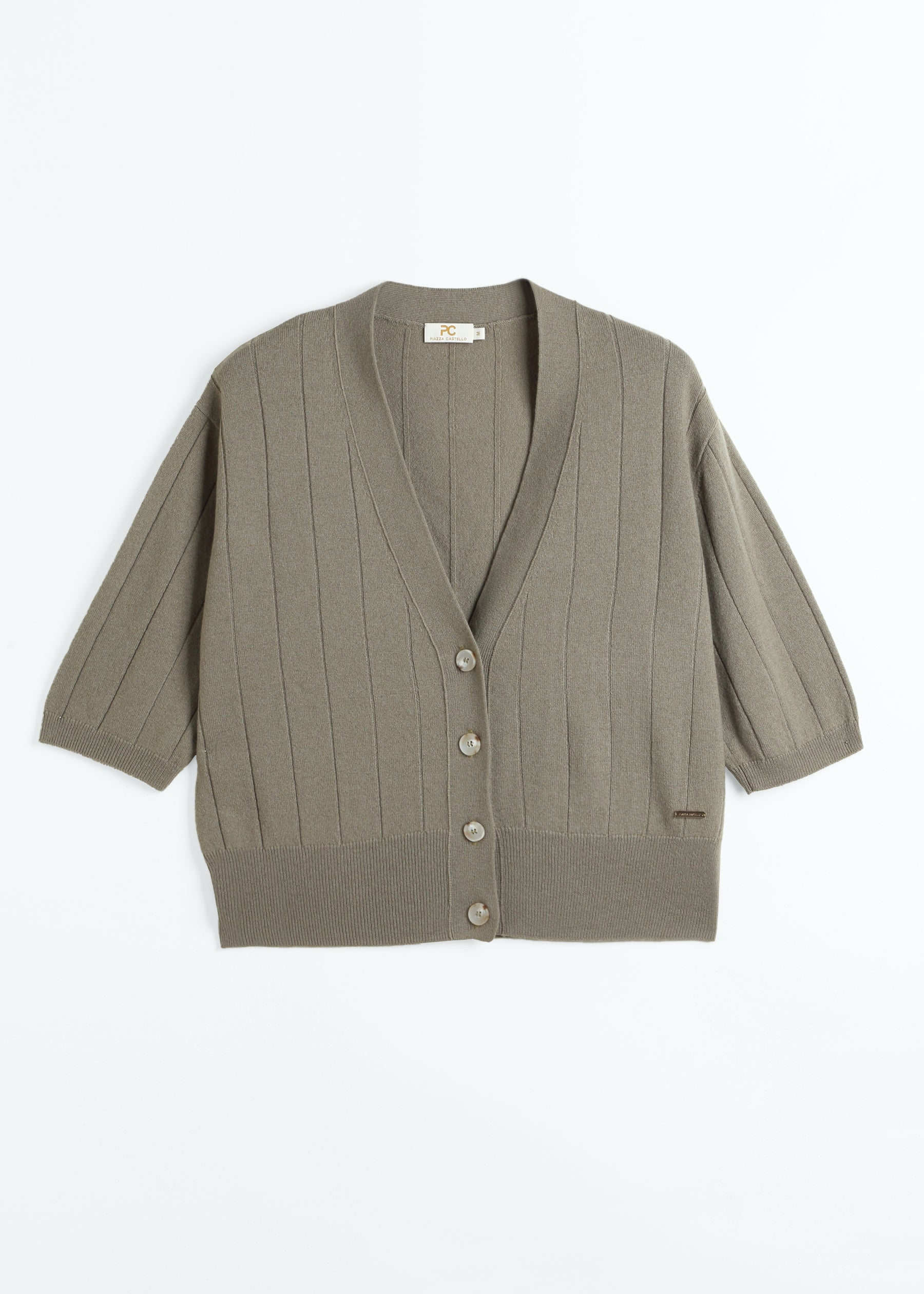 Novella Cropped Baby Cashmere Cardigan