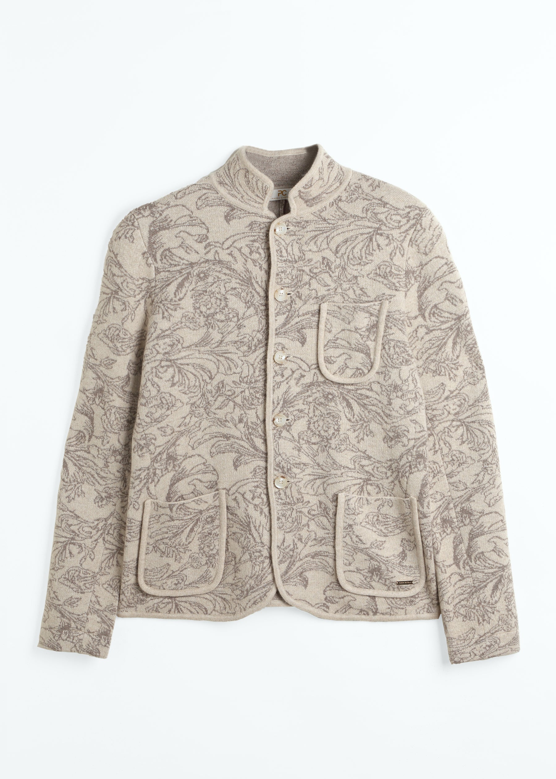 Diletto Floral Cashmere Jacket