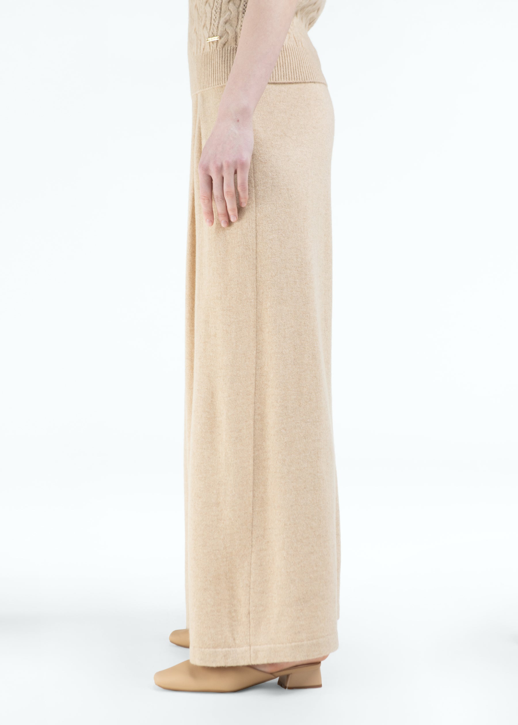 Velarno Box Pleated Cashmere Trousers