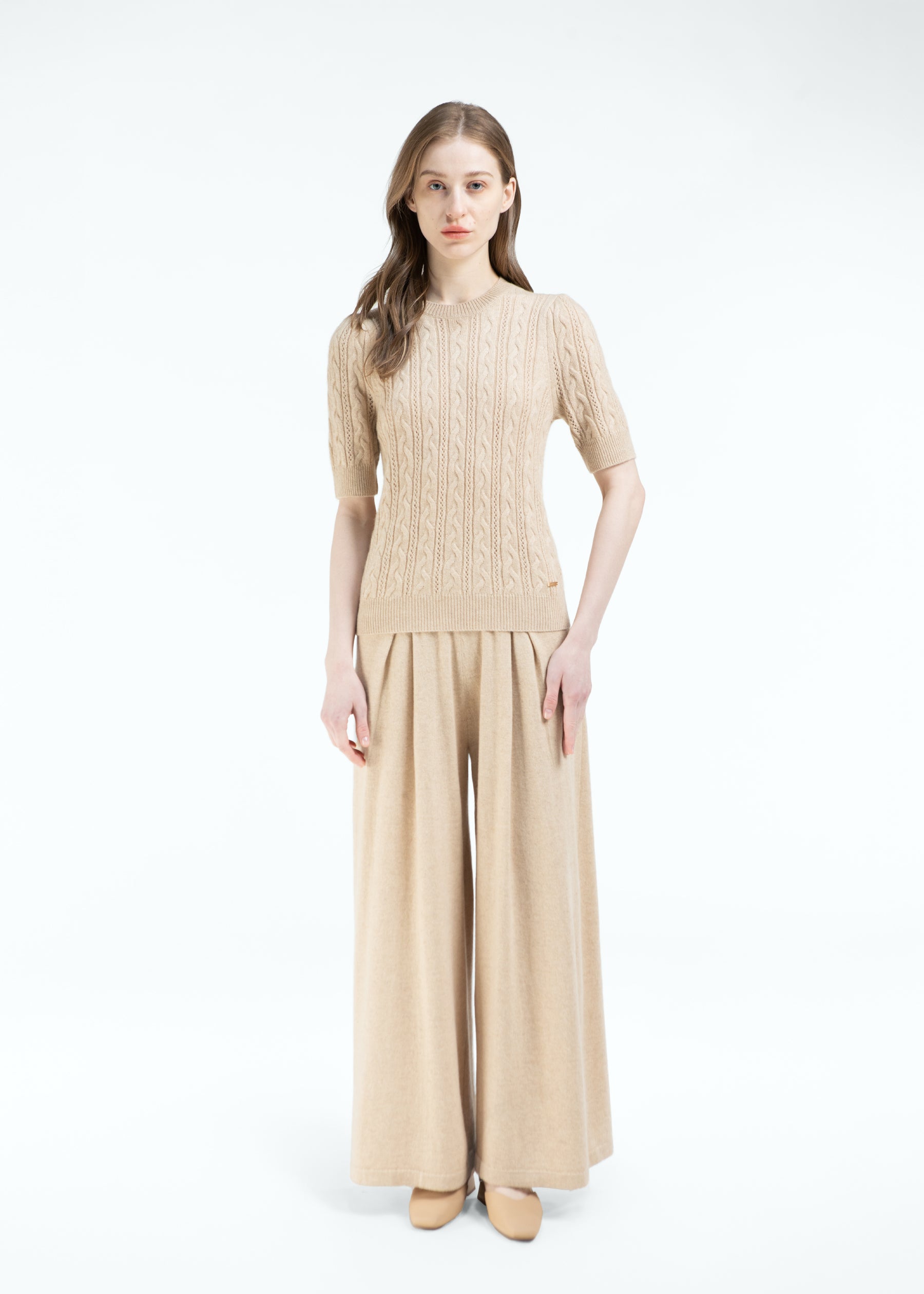 Velarno Box Pleated Cashmere Trousers