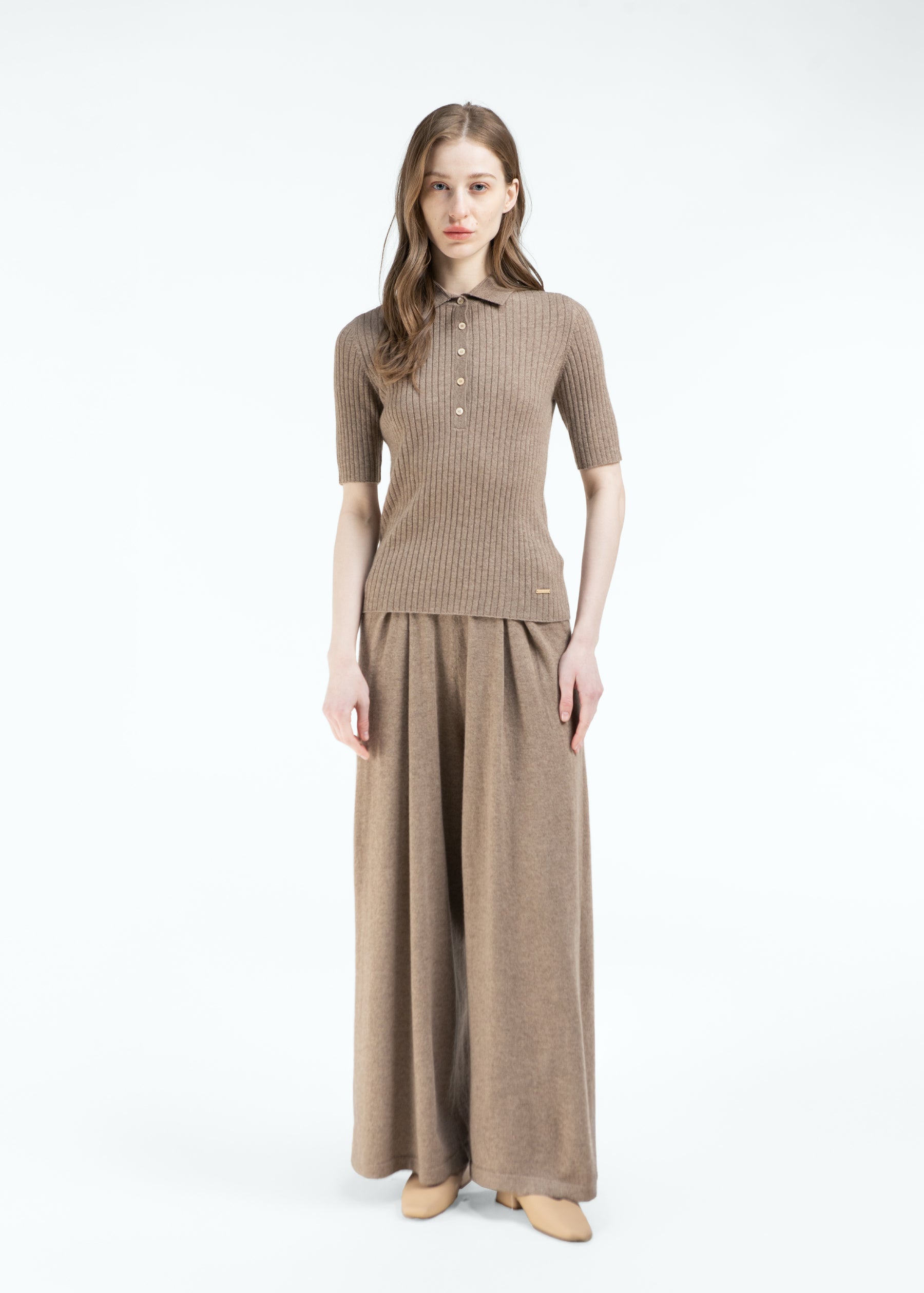 Velarno Box Pleated Cashmere Trousers