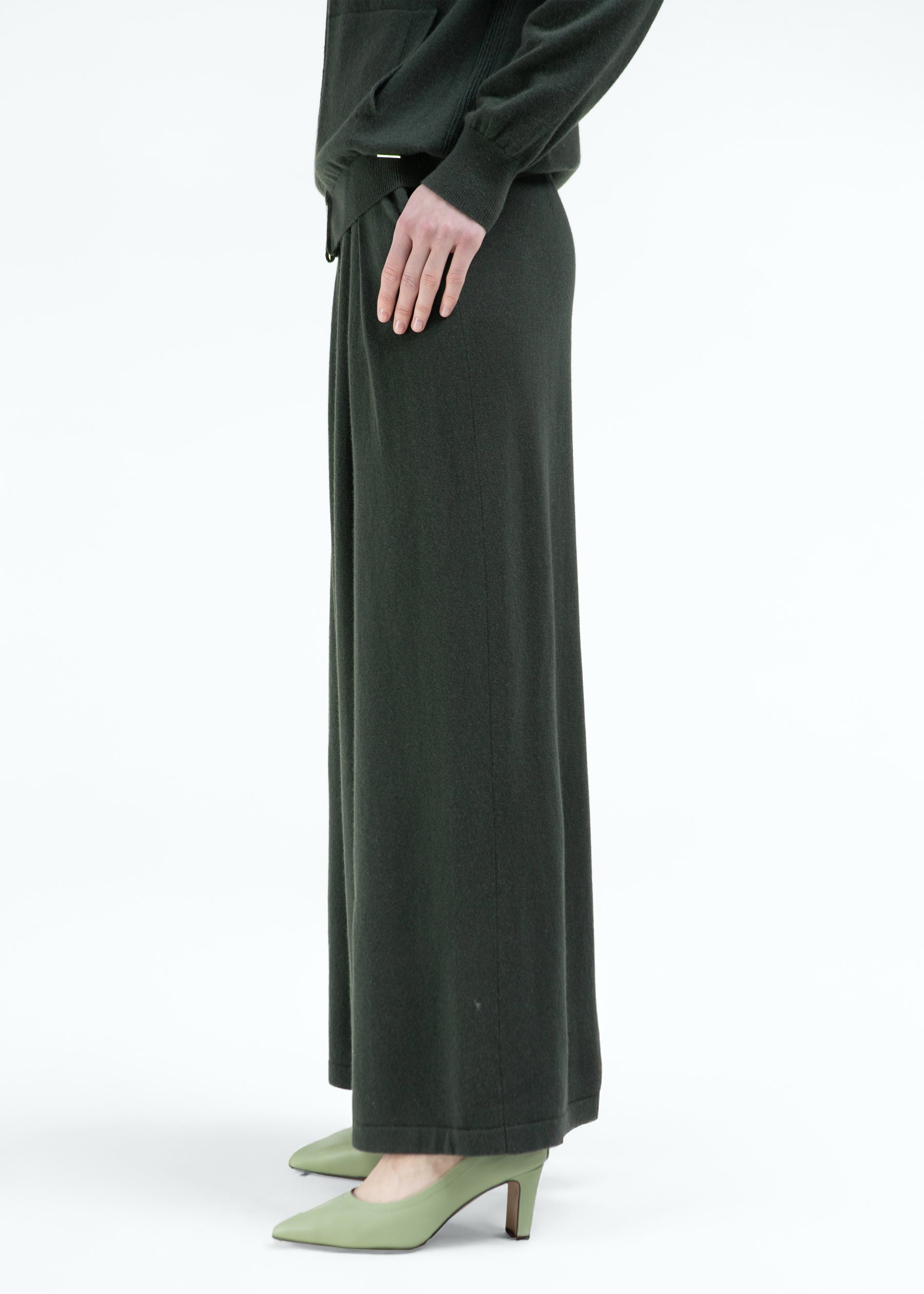 Velarno Box Pleated Cashmere Trousers