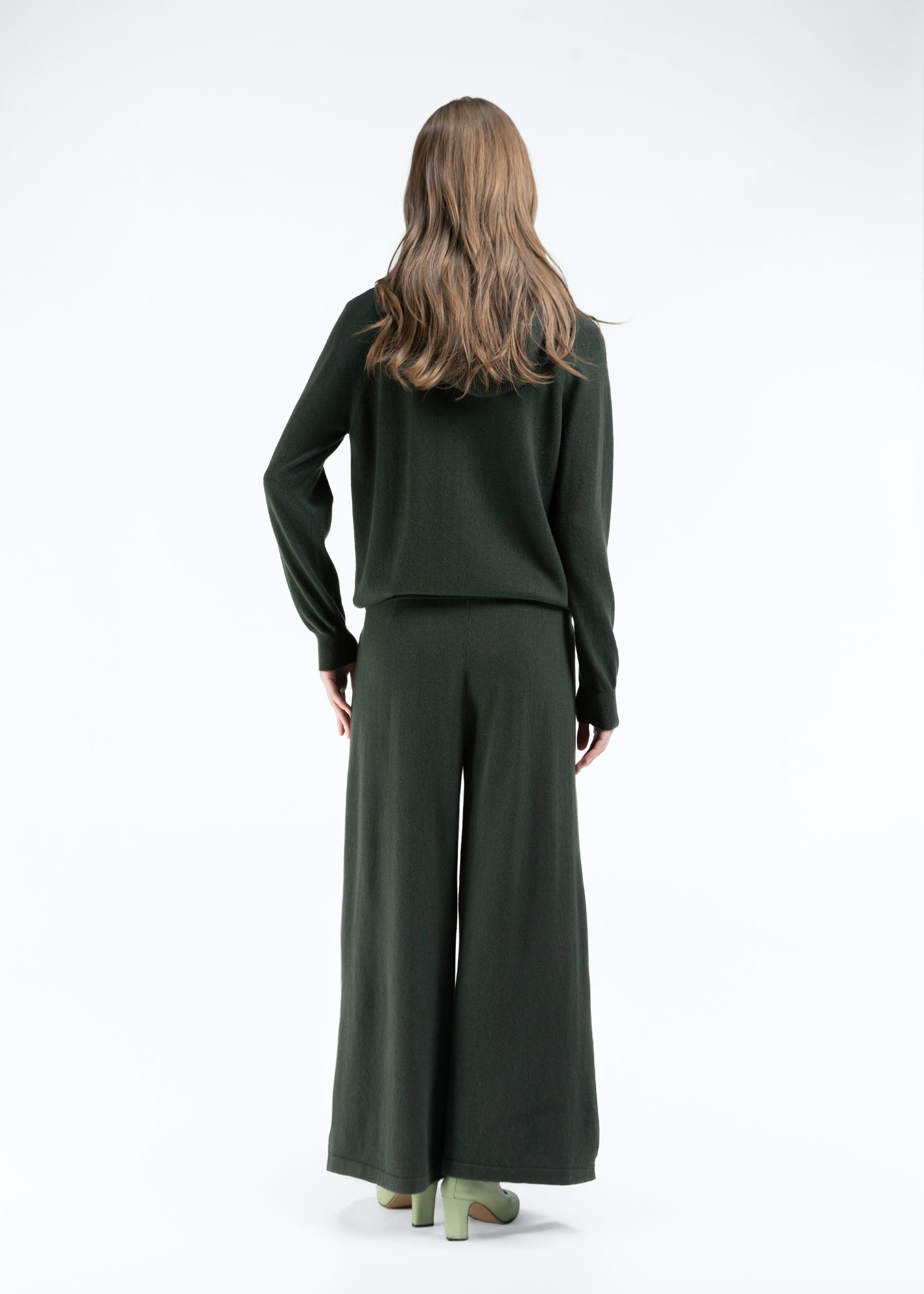 Velarno Box Pleated Cashmere Trousers