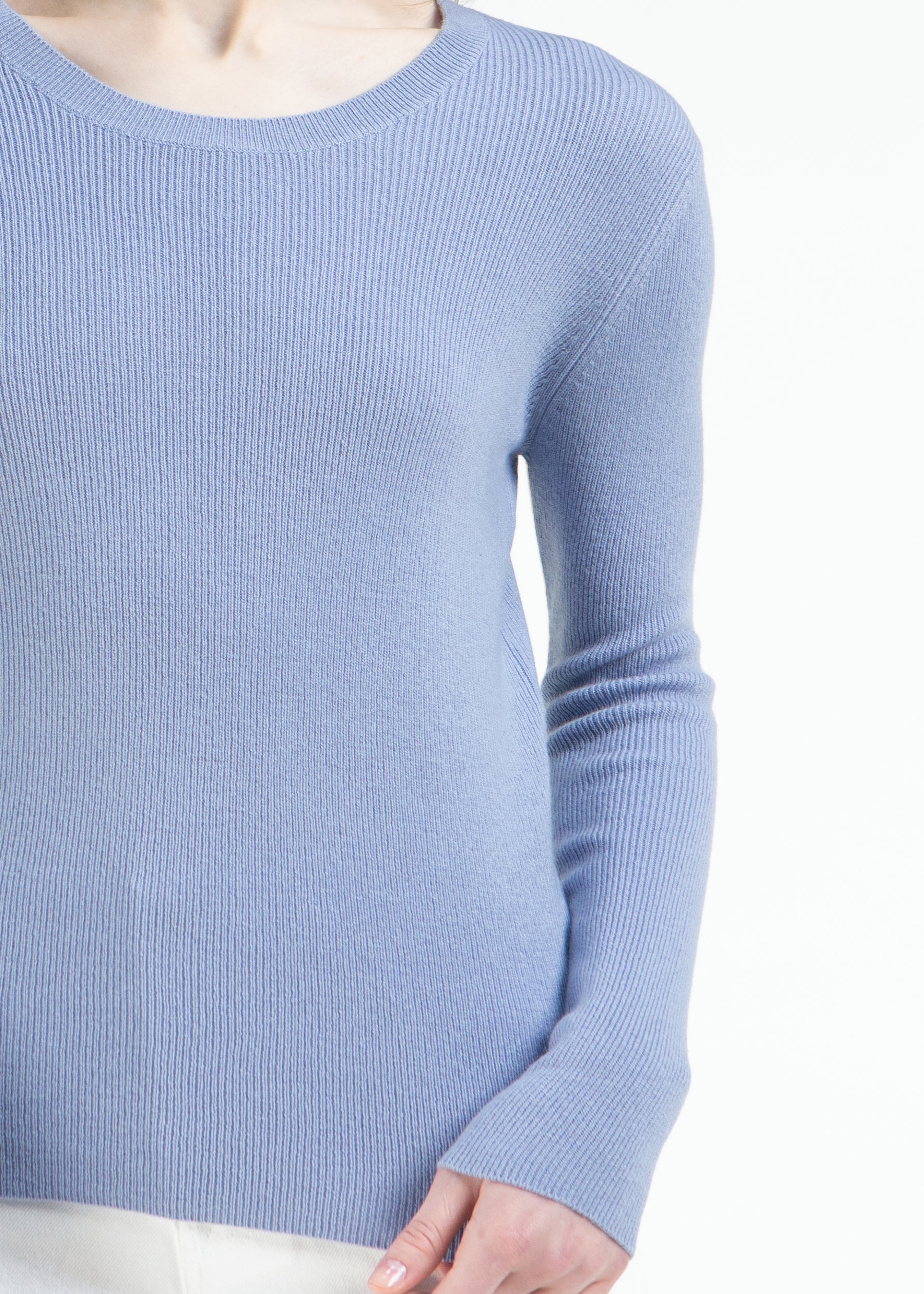 Lunaria Ribbed Baby Cashmere Jumper