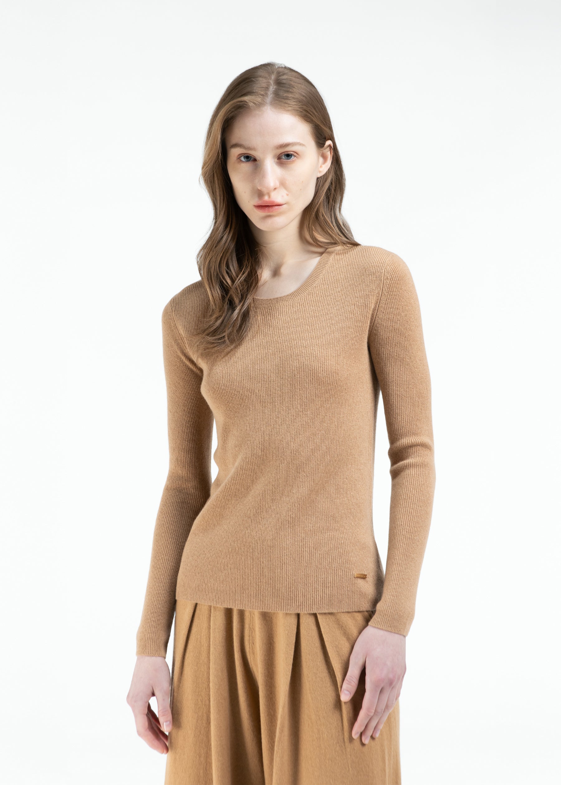 Lunaria Ribbed Baby Cashmere Jumper