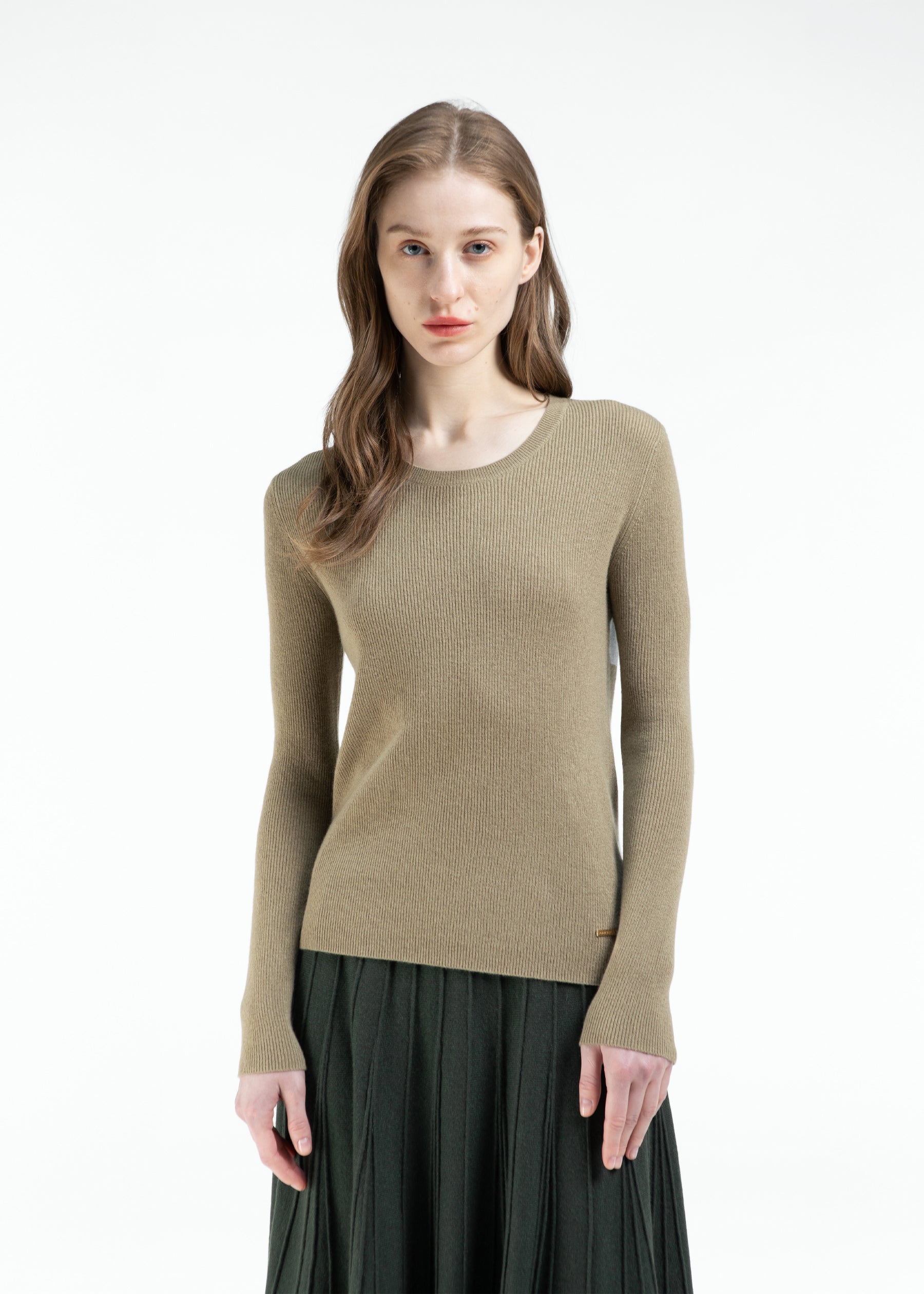 Lunaria Ribbed Baby Cashmere Jumper