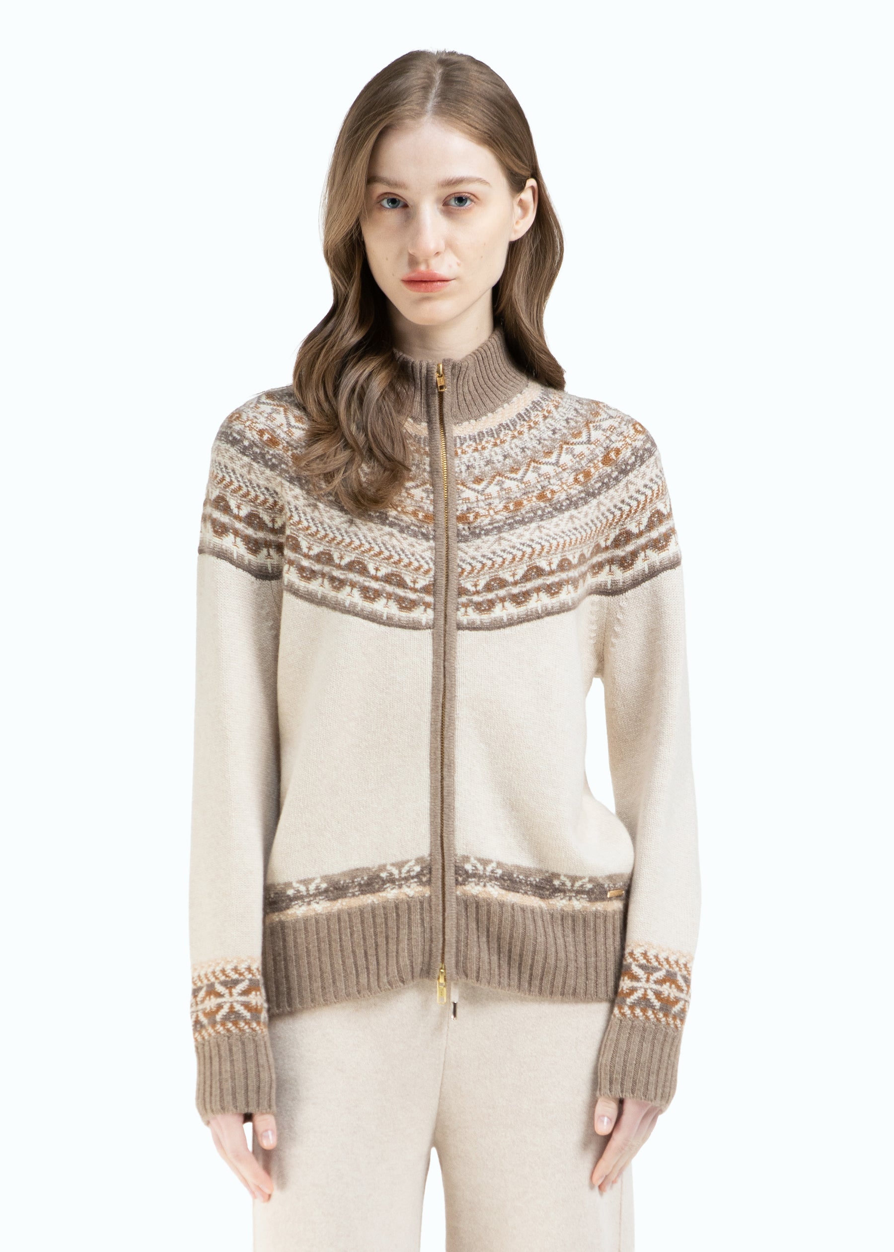 Arabesco Zip Cardigan