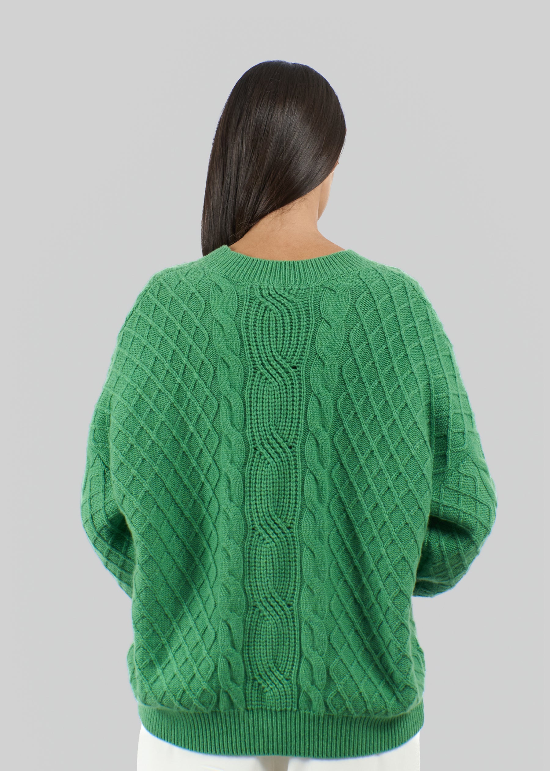 Filato Cable Knit Oversized Cashmere Jumper