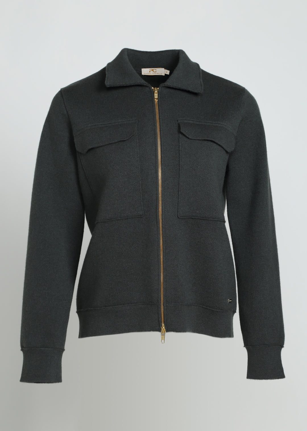 Lazio Cashmere Utility Jacket with Zip