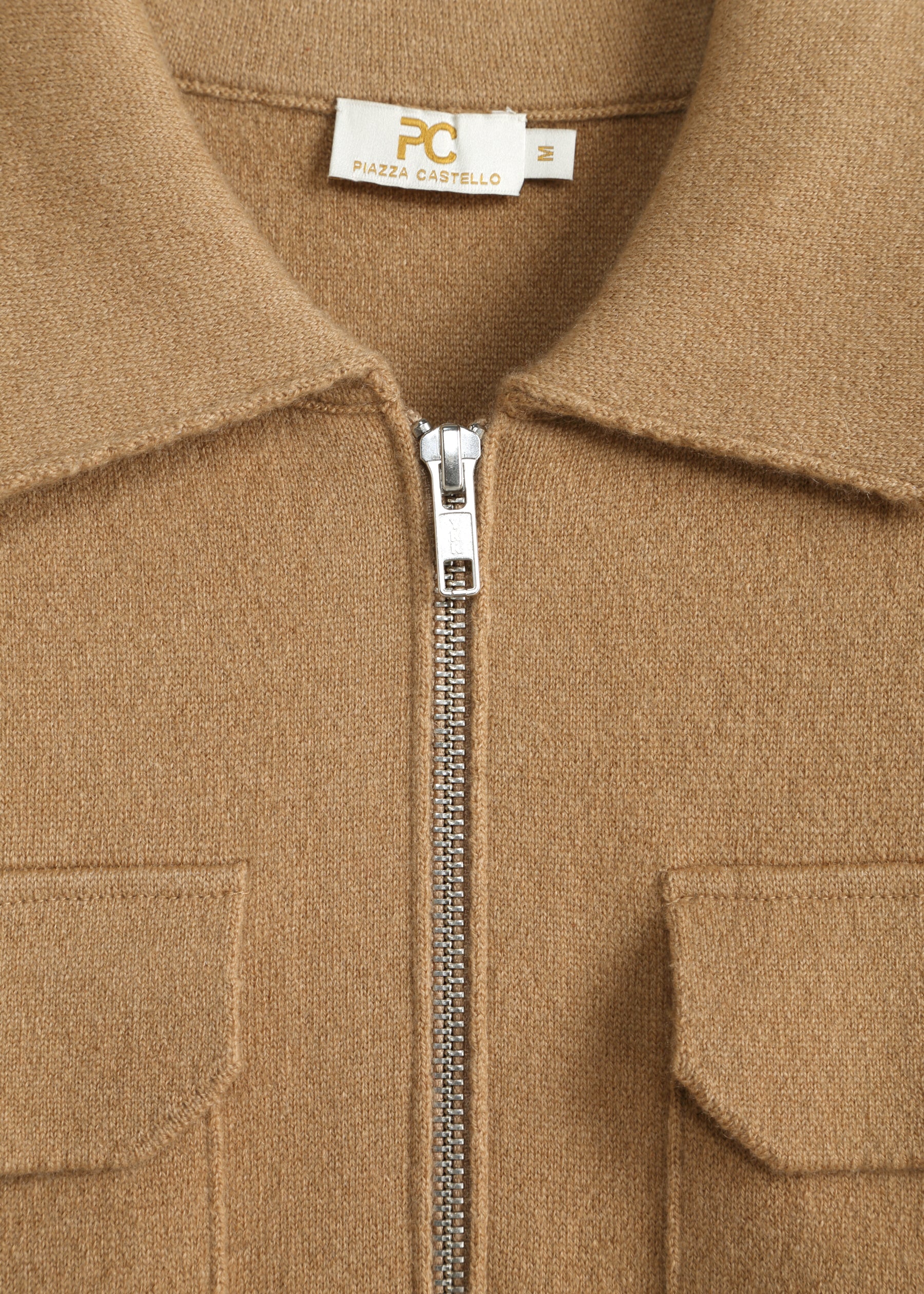 Lazio Cashmere Zip Utility Jacket