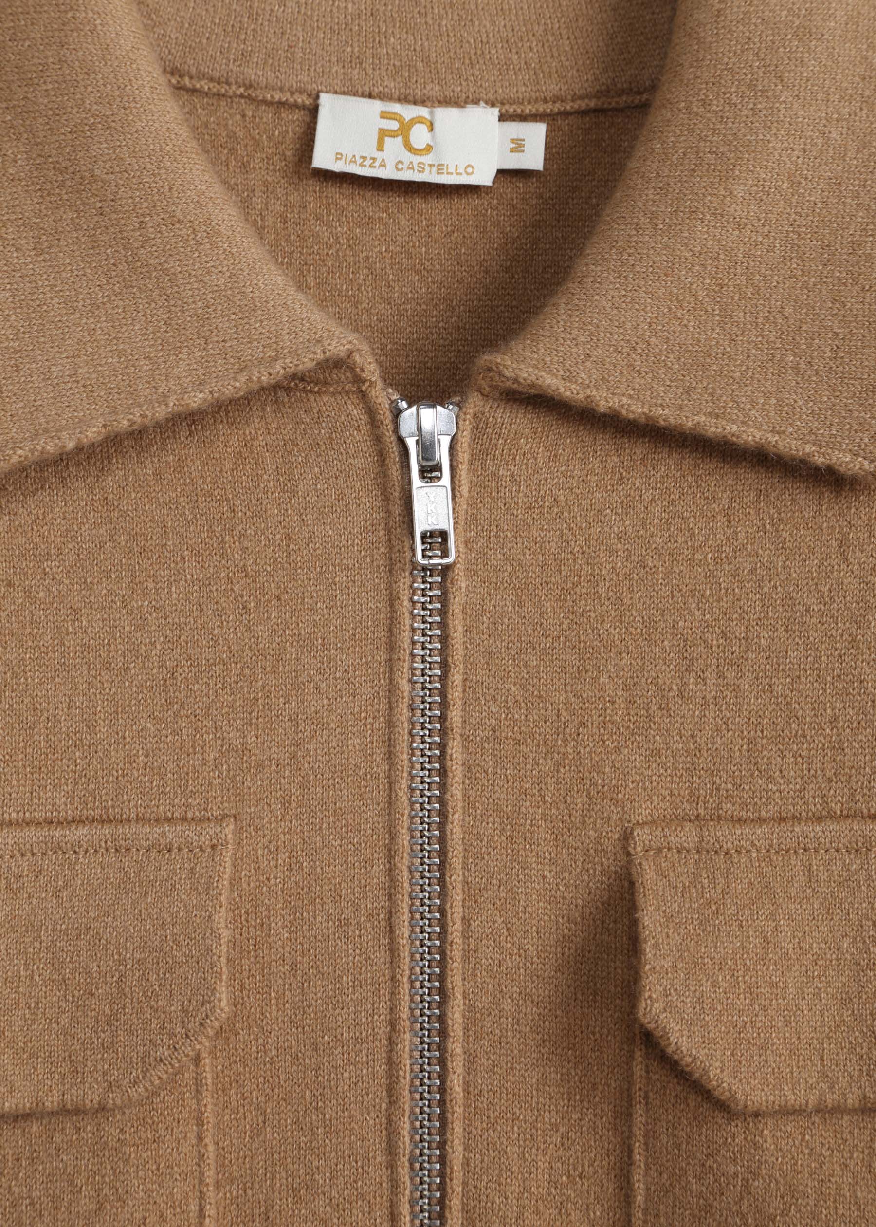 Lazio Cashmere Zip Utility Jacket