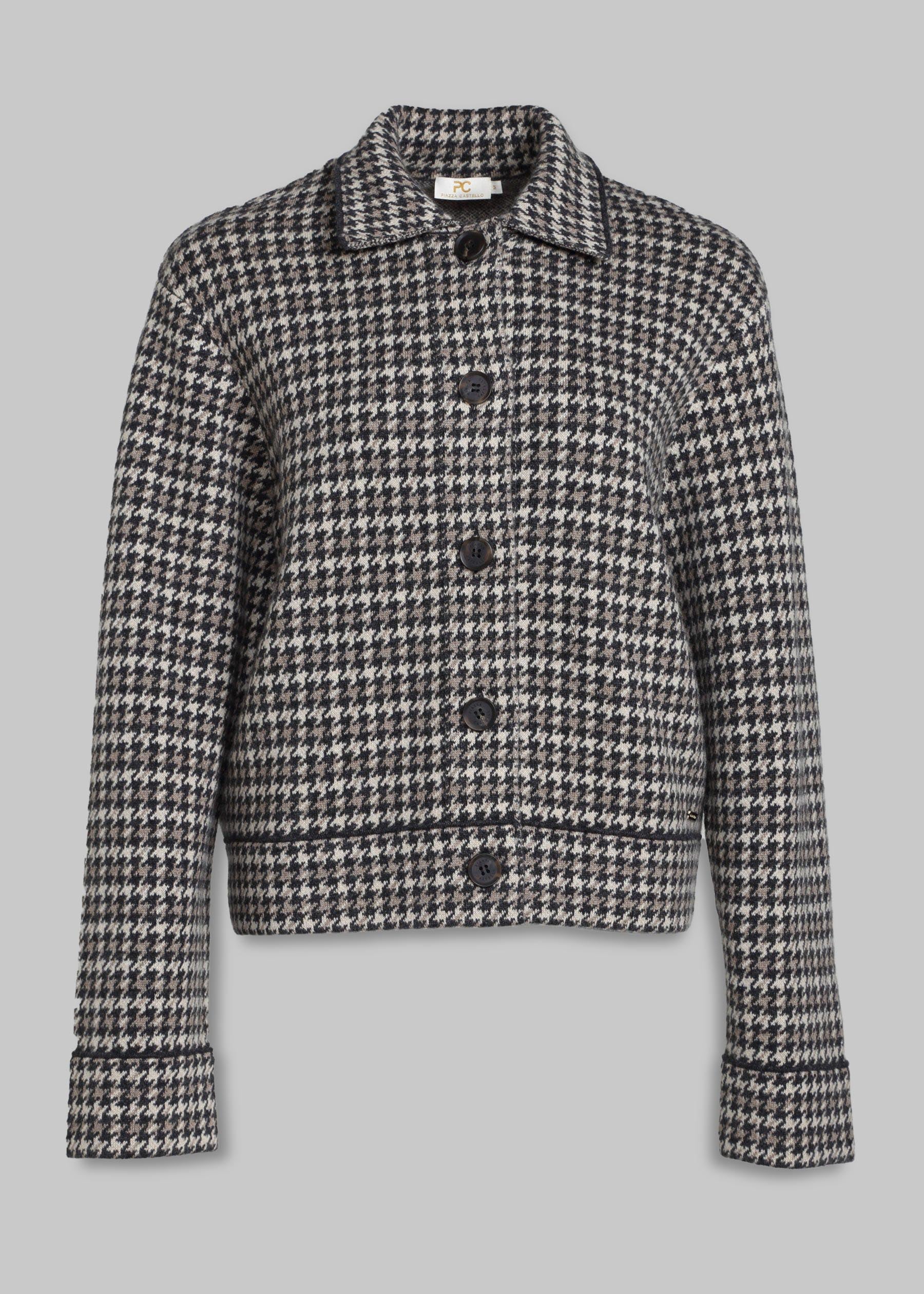 Quadro Boxy Cashmere Jacket