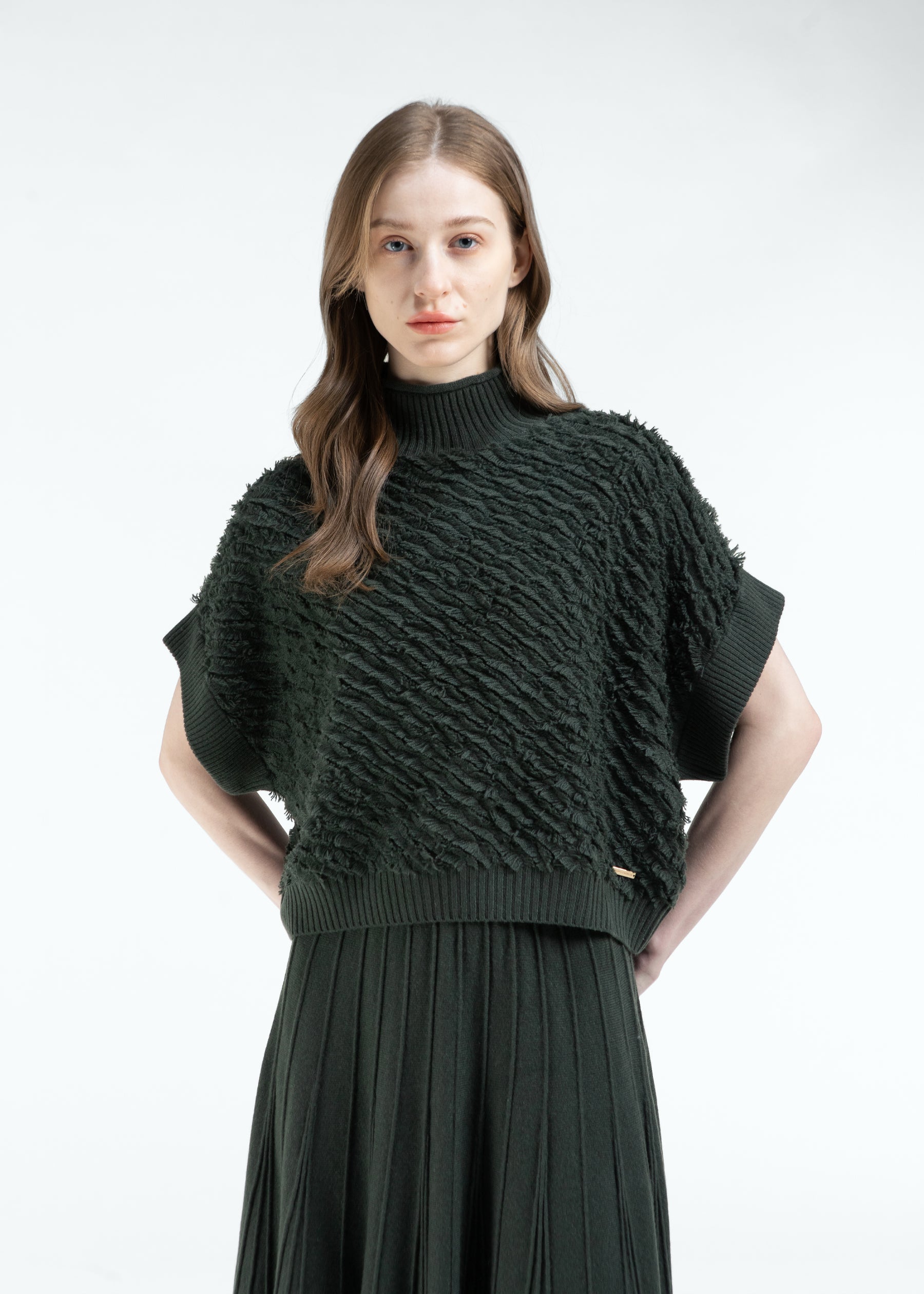 Crespato Half Neck Oversized Cashmere Jumper