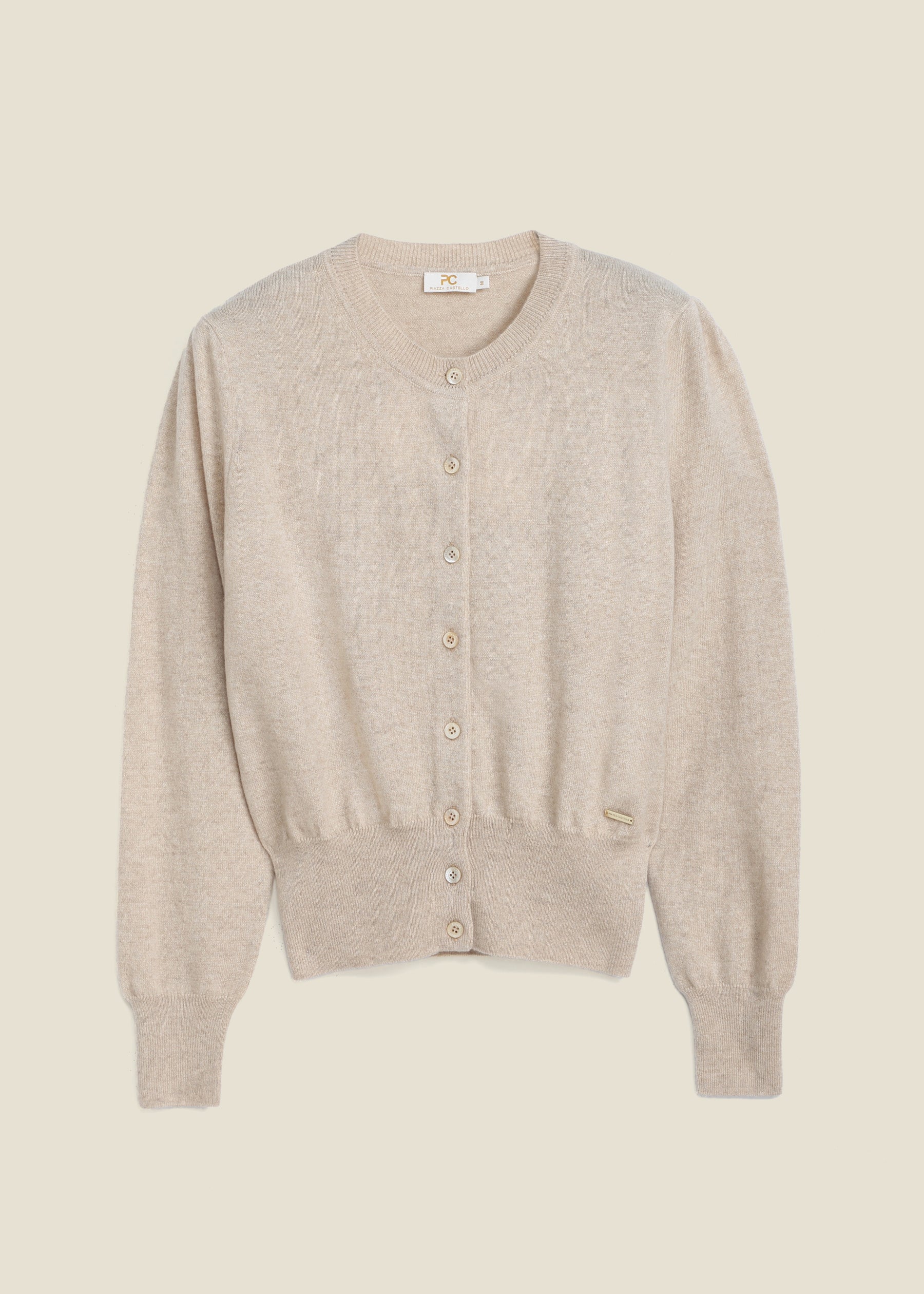 Sofia Classic Cropped Cashmere Cardigan