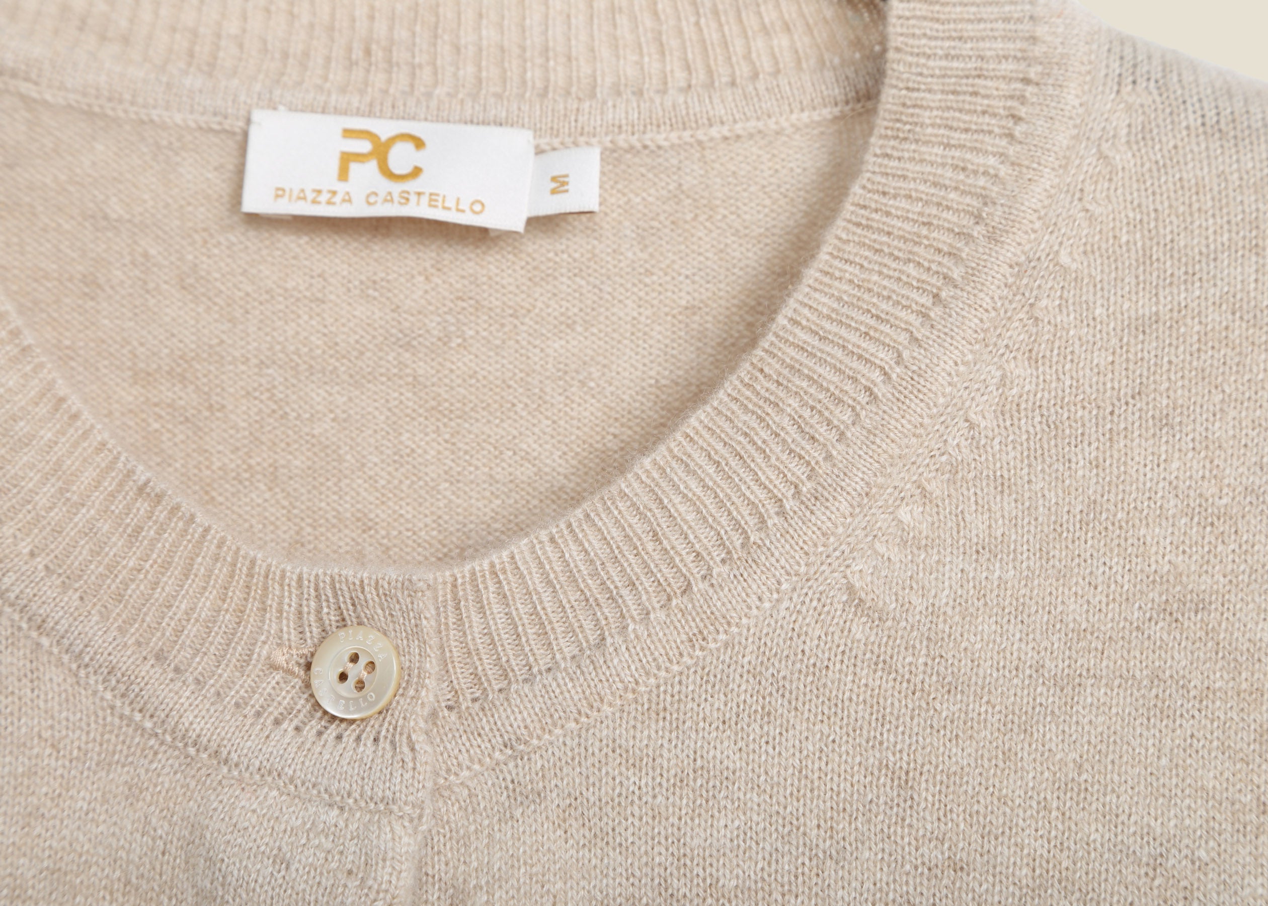 Sofia Classic Cropped Cashmere Cardigan