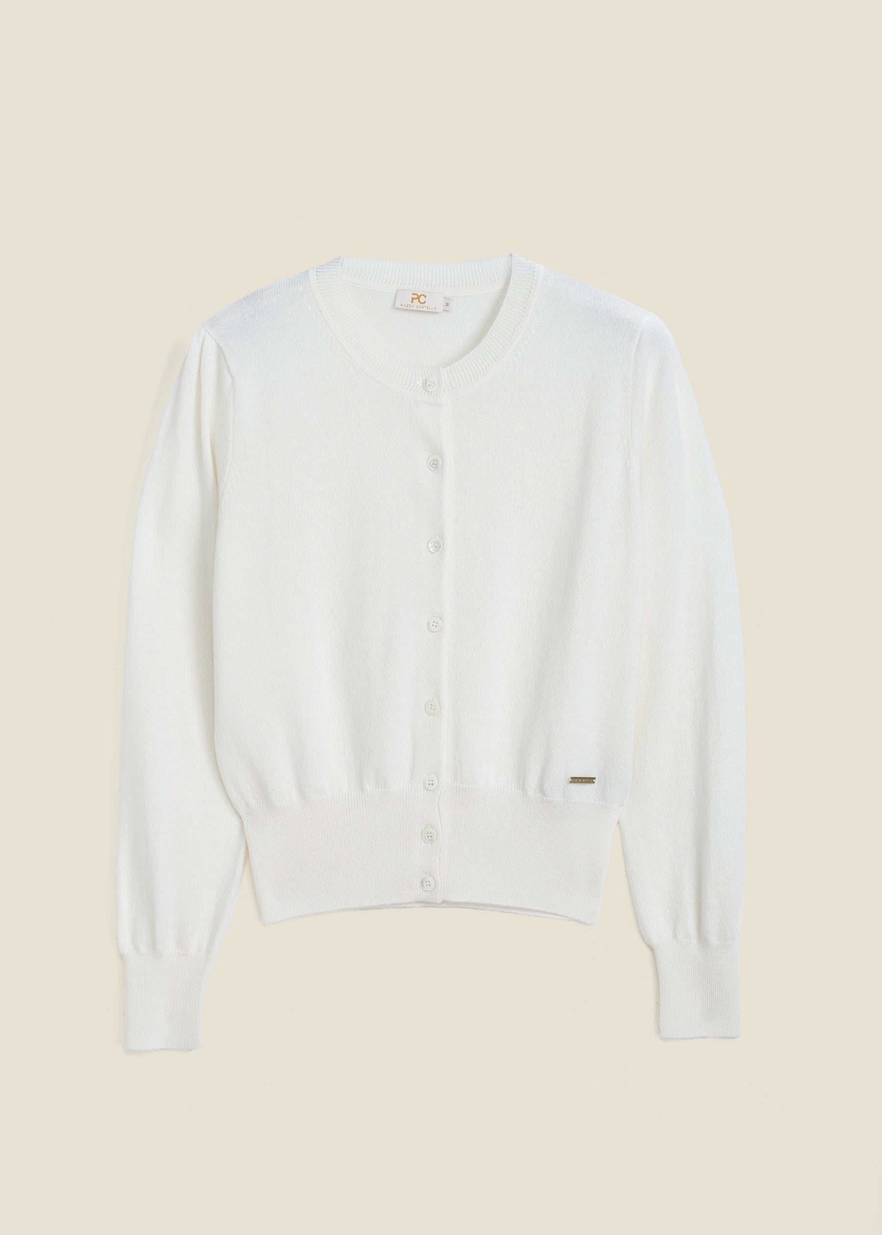 Sofia Classic Cropped Cashmere Cardigan