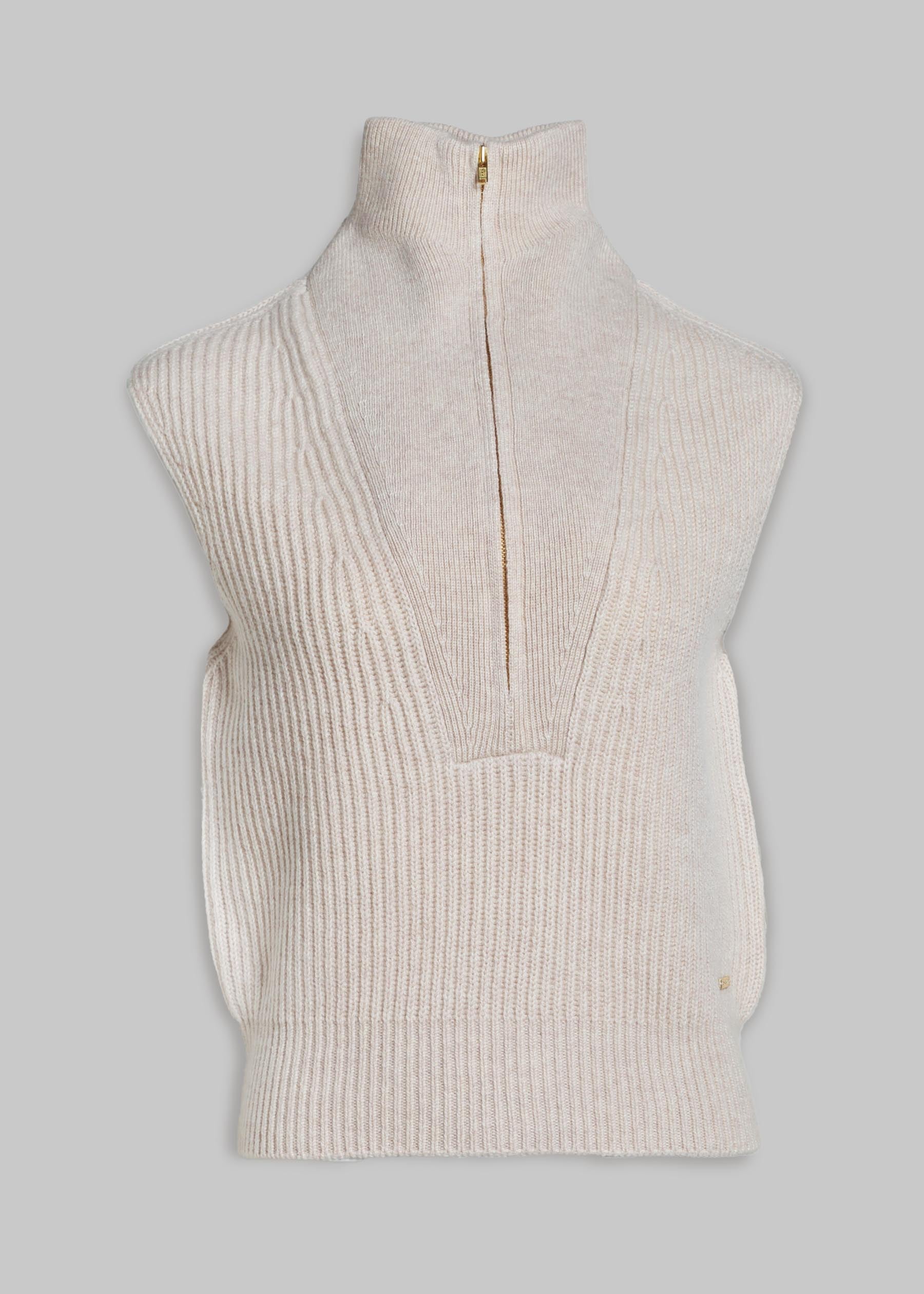 Vittoria Half-Zip Cashmere Vest