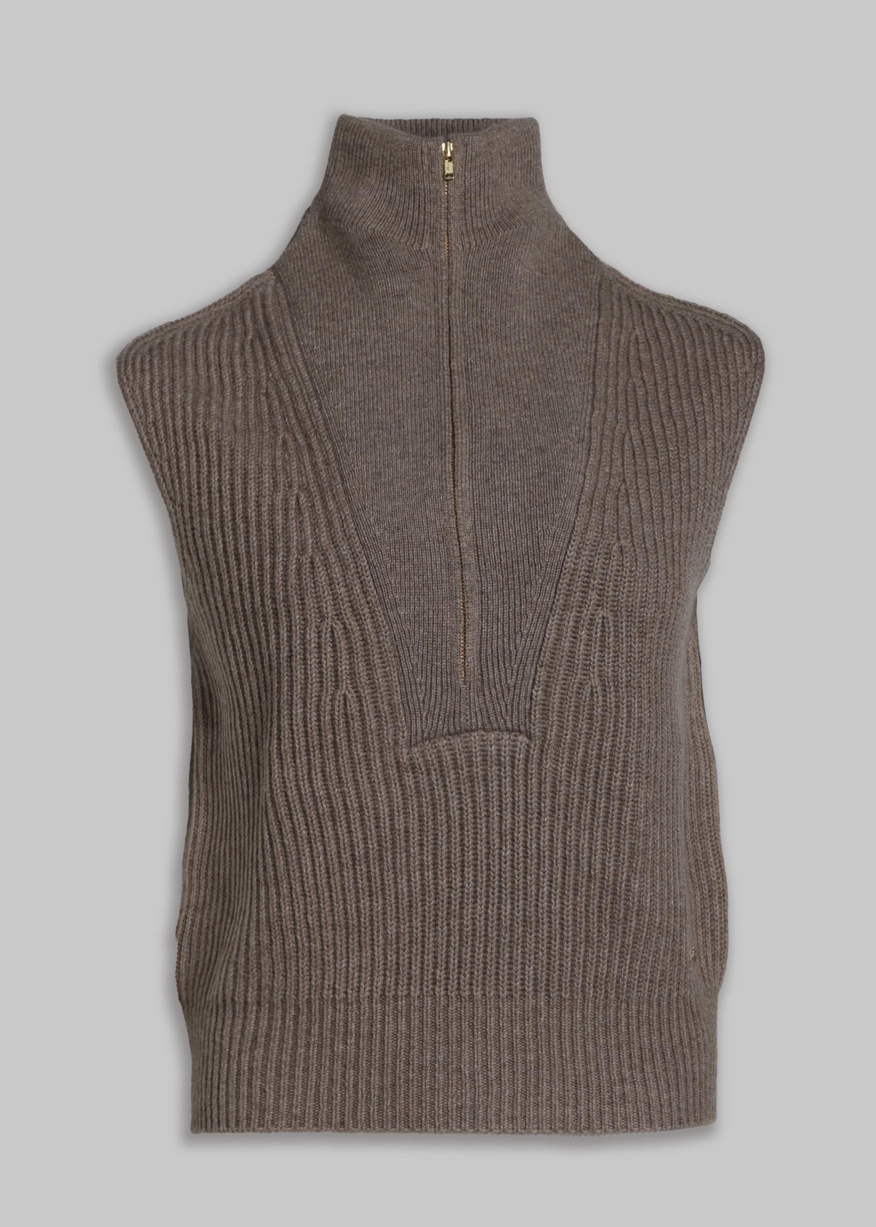 Vittoria Half-Zip Cashmere Vest