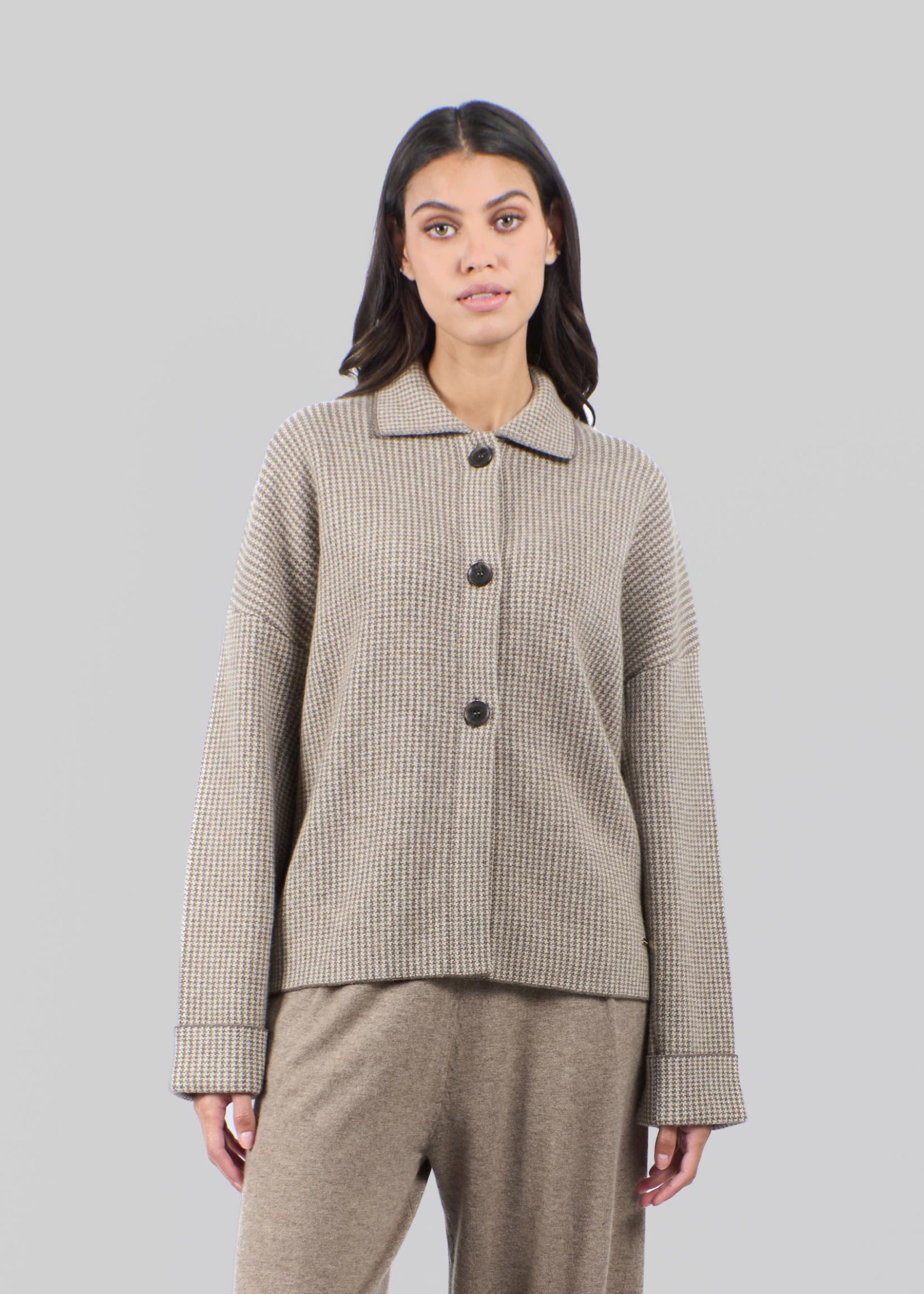 Tessitura Cashmere Cardigan Jacket