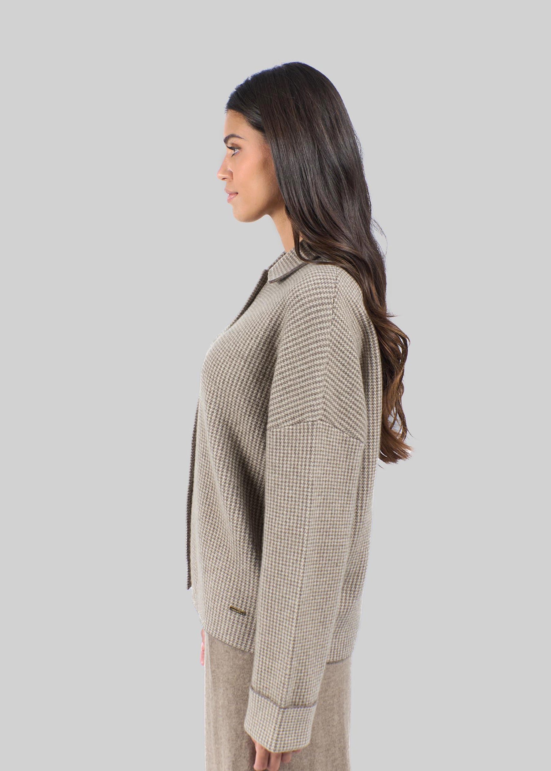 Tessitura Cashmere Cardigan Jacket