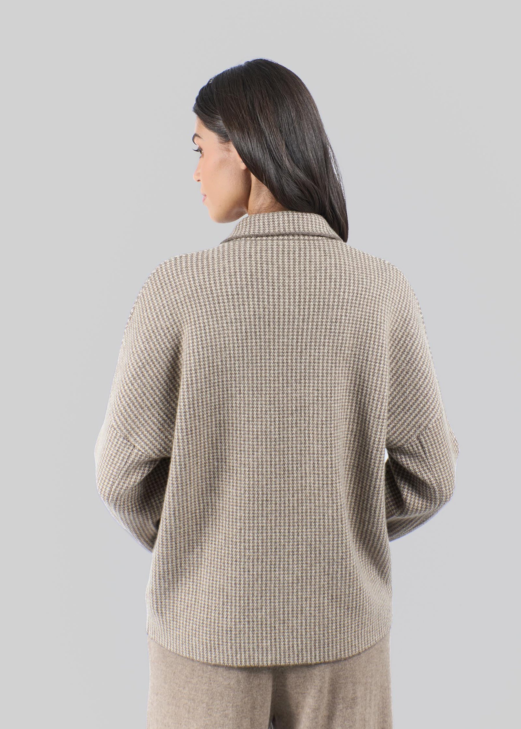 Tessitura Cashmere Cardigan Jacket