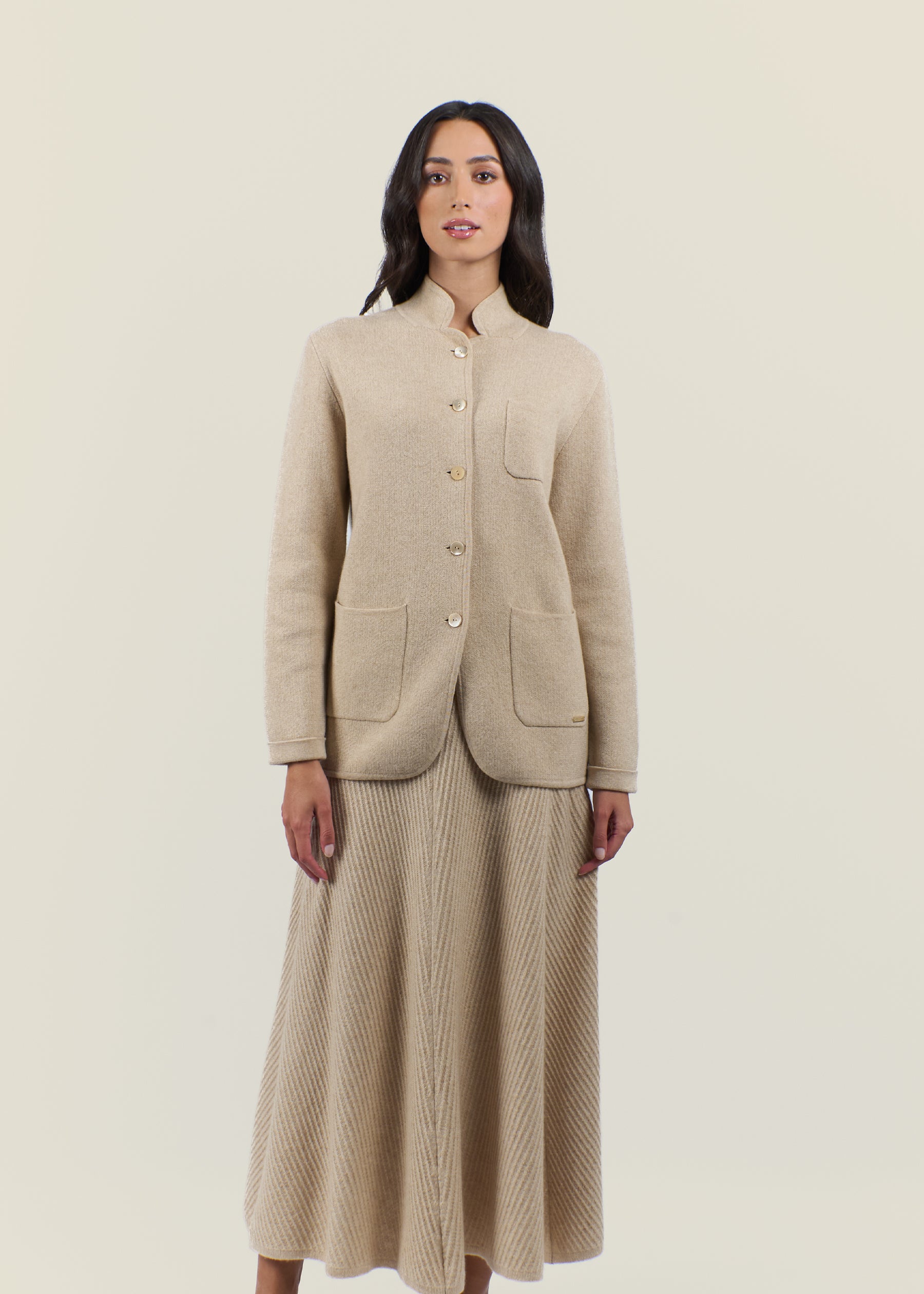 Diletto Cashmere Suit Cardigan