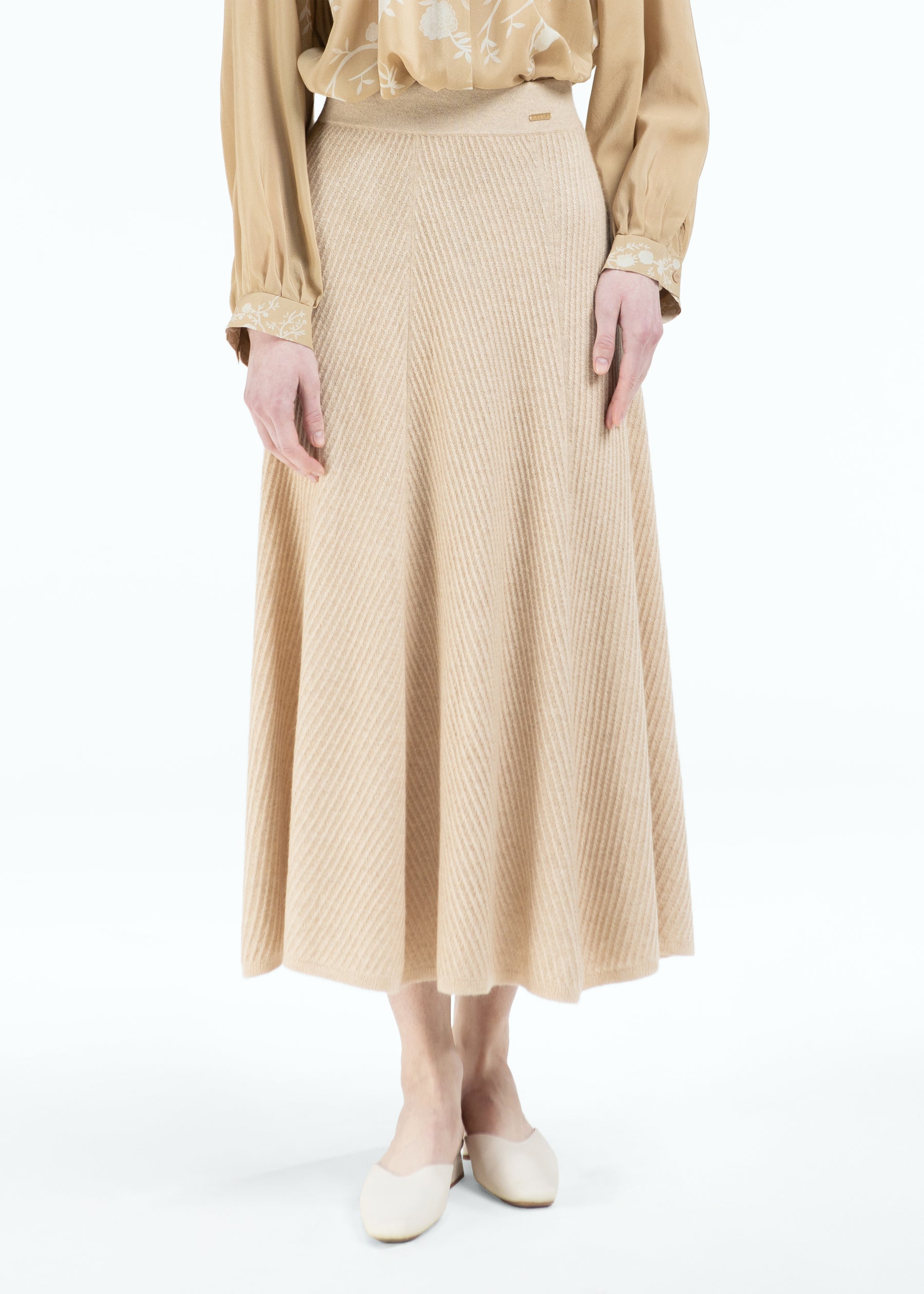 Costura Cashmere Skirt