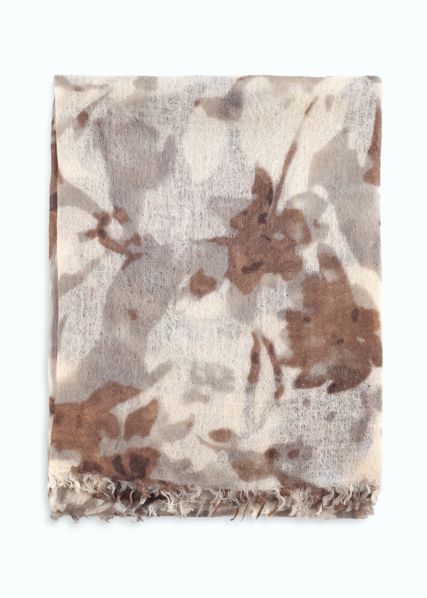 Fiori Cashmere Shawl with Print