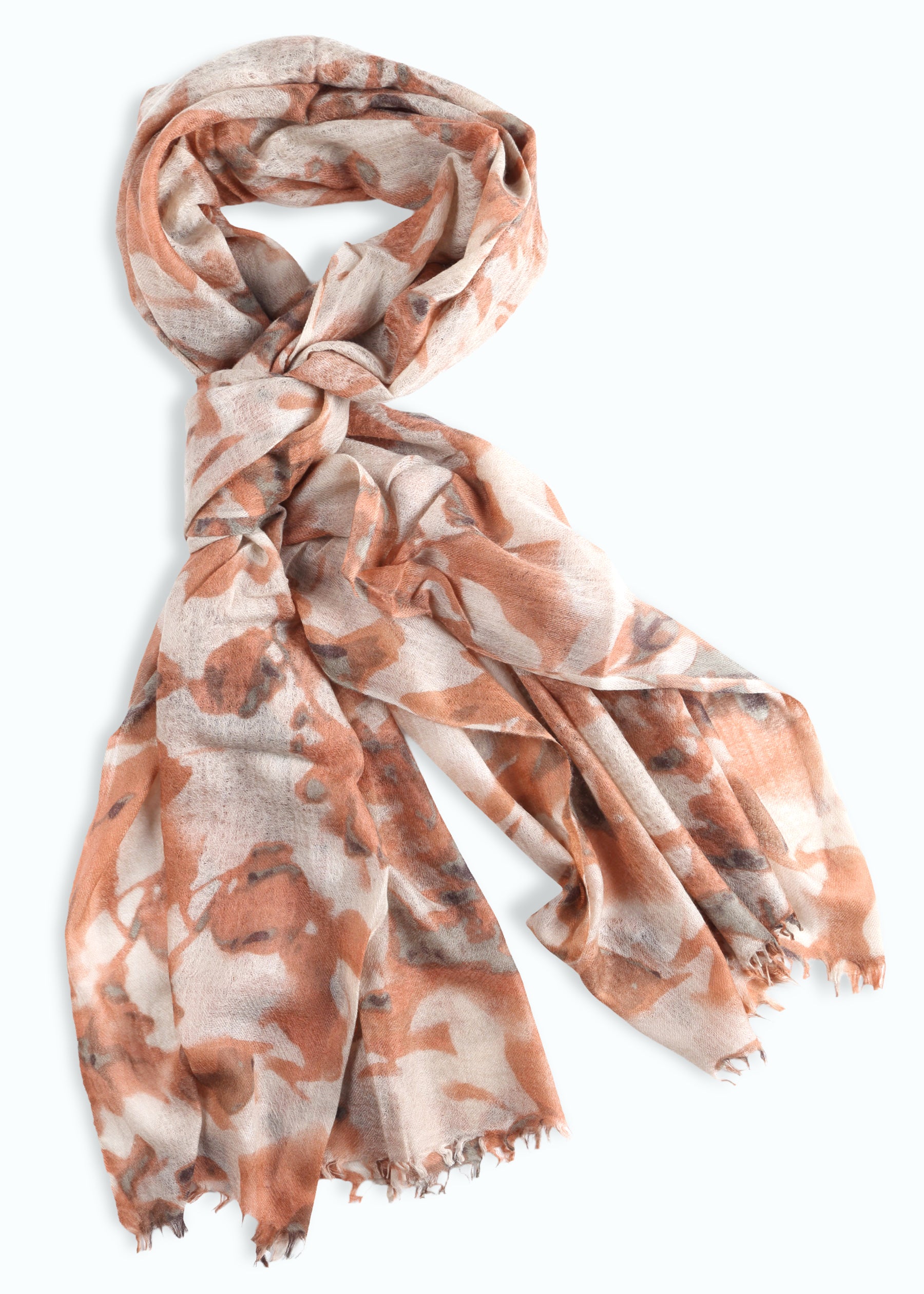 Fiori Cashmere Shawl with Print