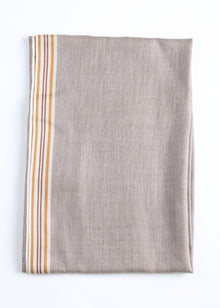 Ombra Cashmere Scarf with Stripes