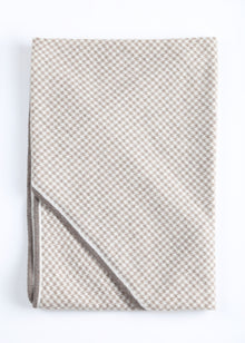 Checked Cashmere Foulard