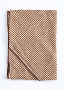 Checked Cashmere Foulard