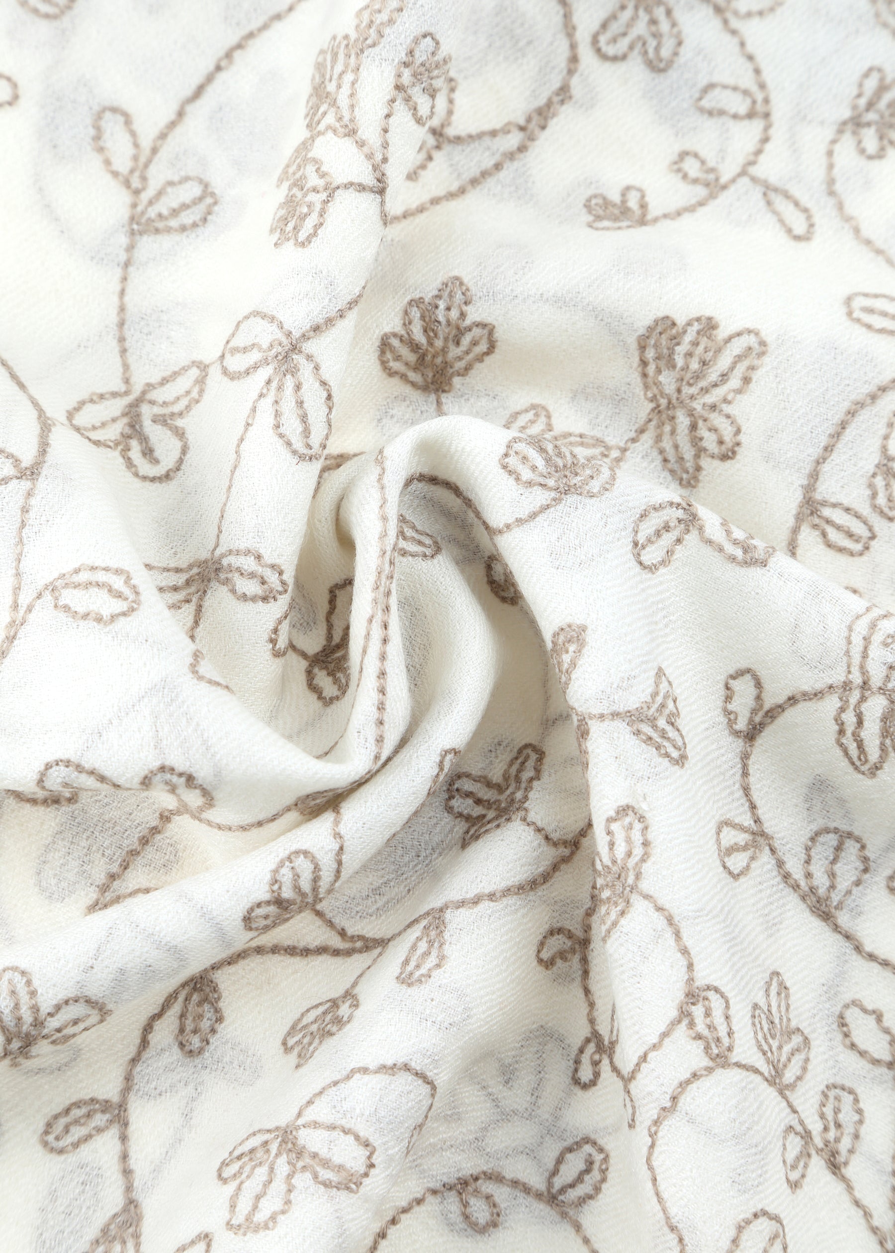 Sertella Hand-Embroidered Shawl