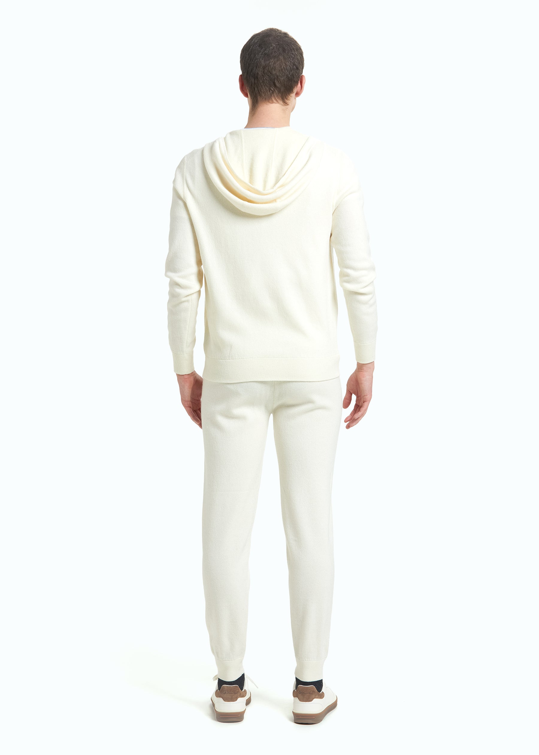 Brio Men's Cashmere Zip Hoodie