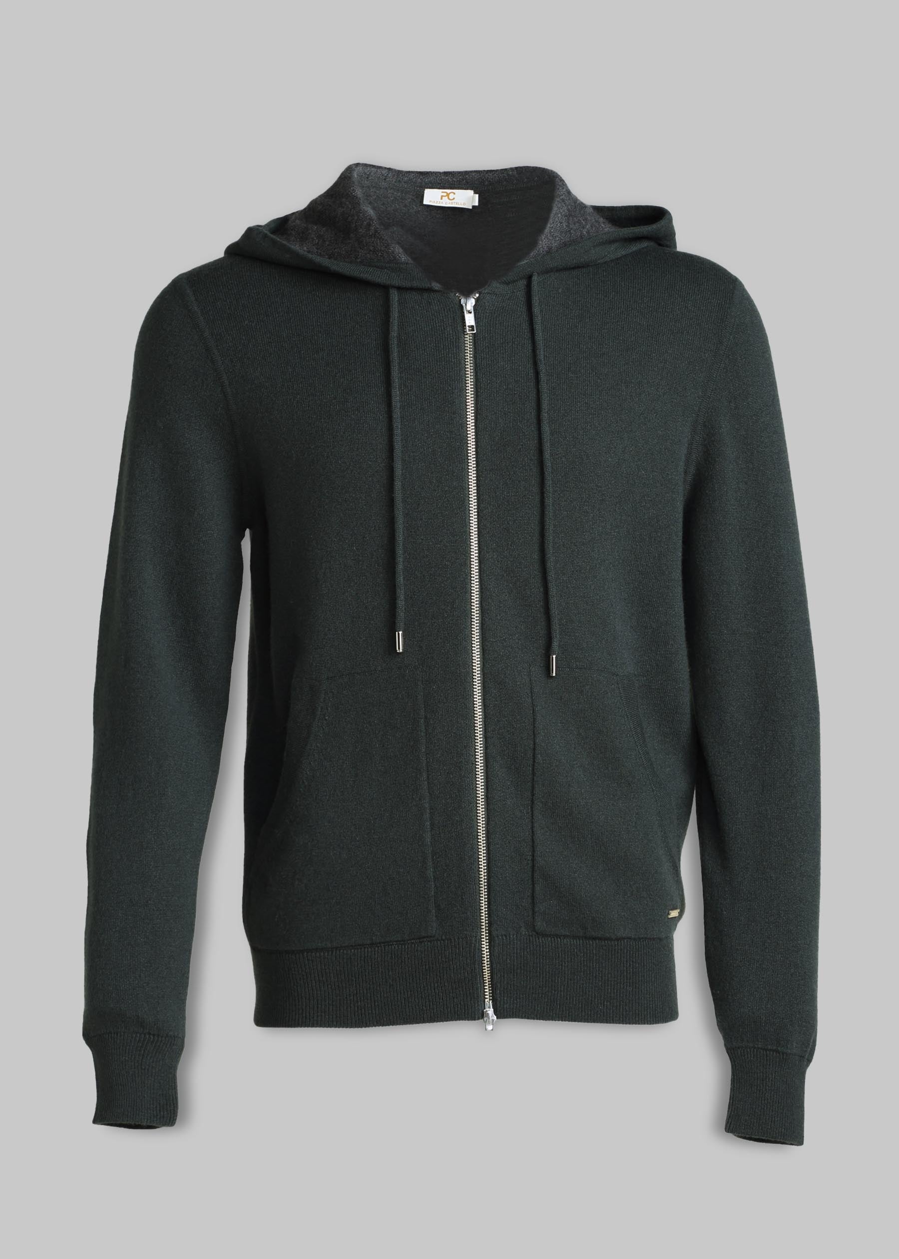 Brio Men's Cashmere Zip Hoodie