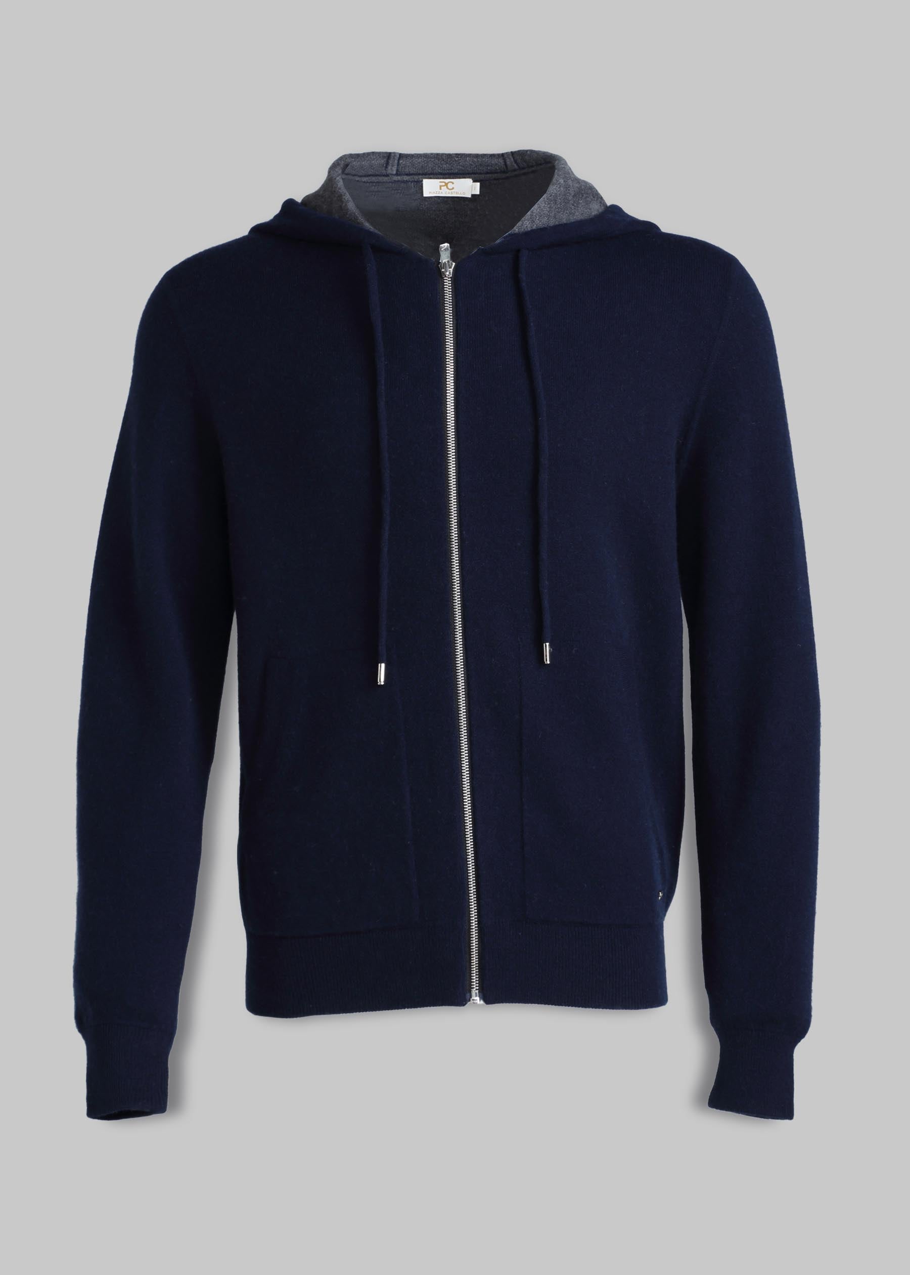 Brio Men's Cashmere Zip Hoodie