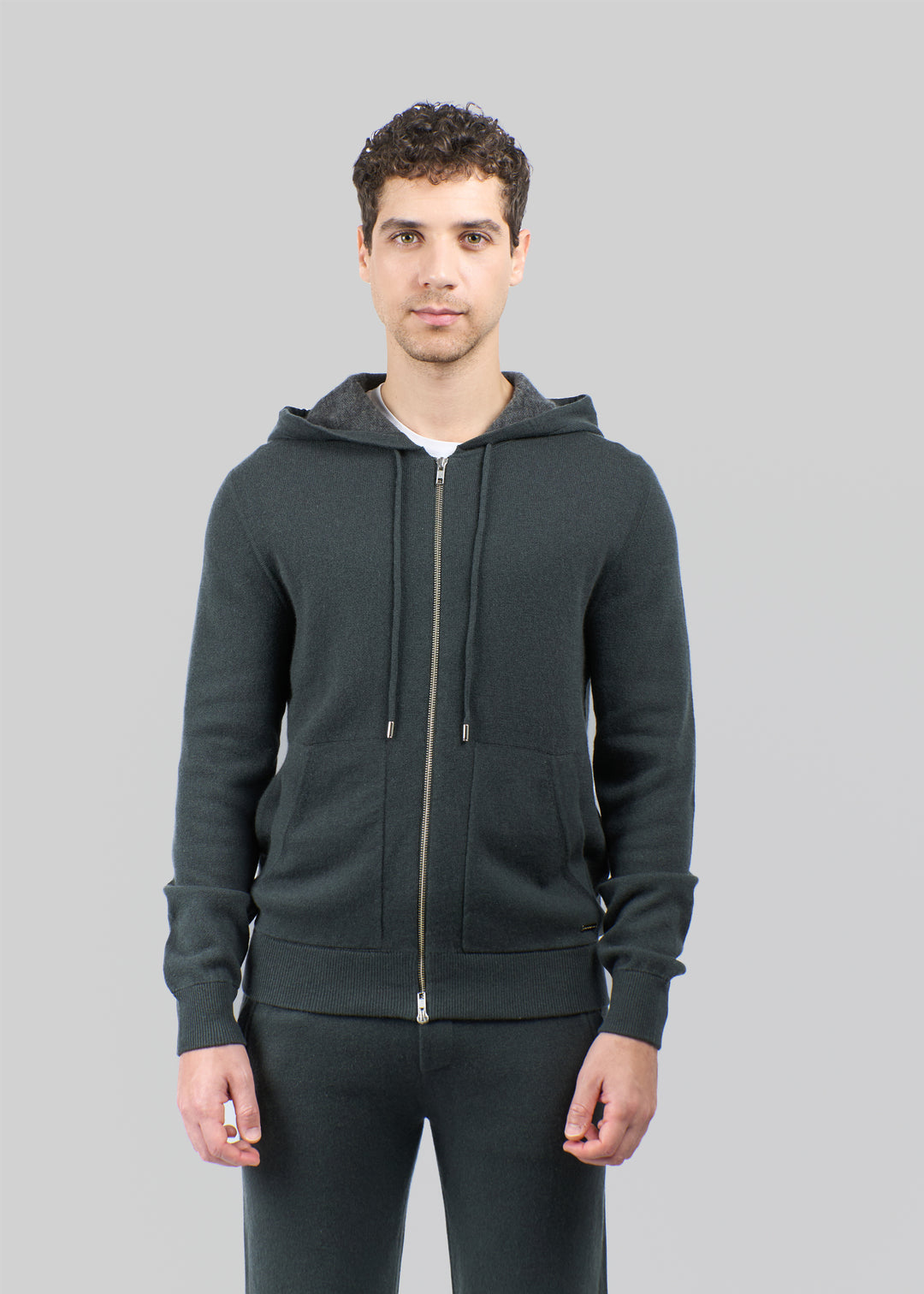 Brio Cashmere Zip Hoodie