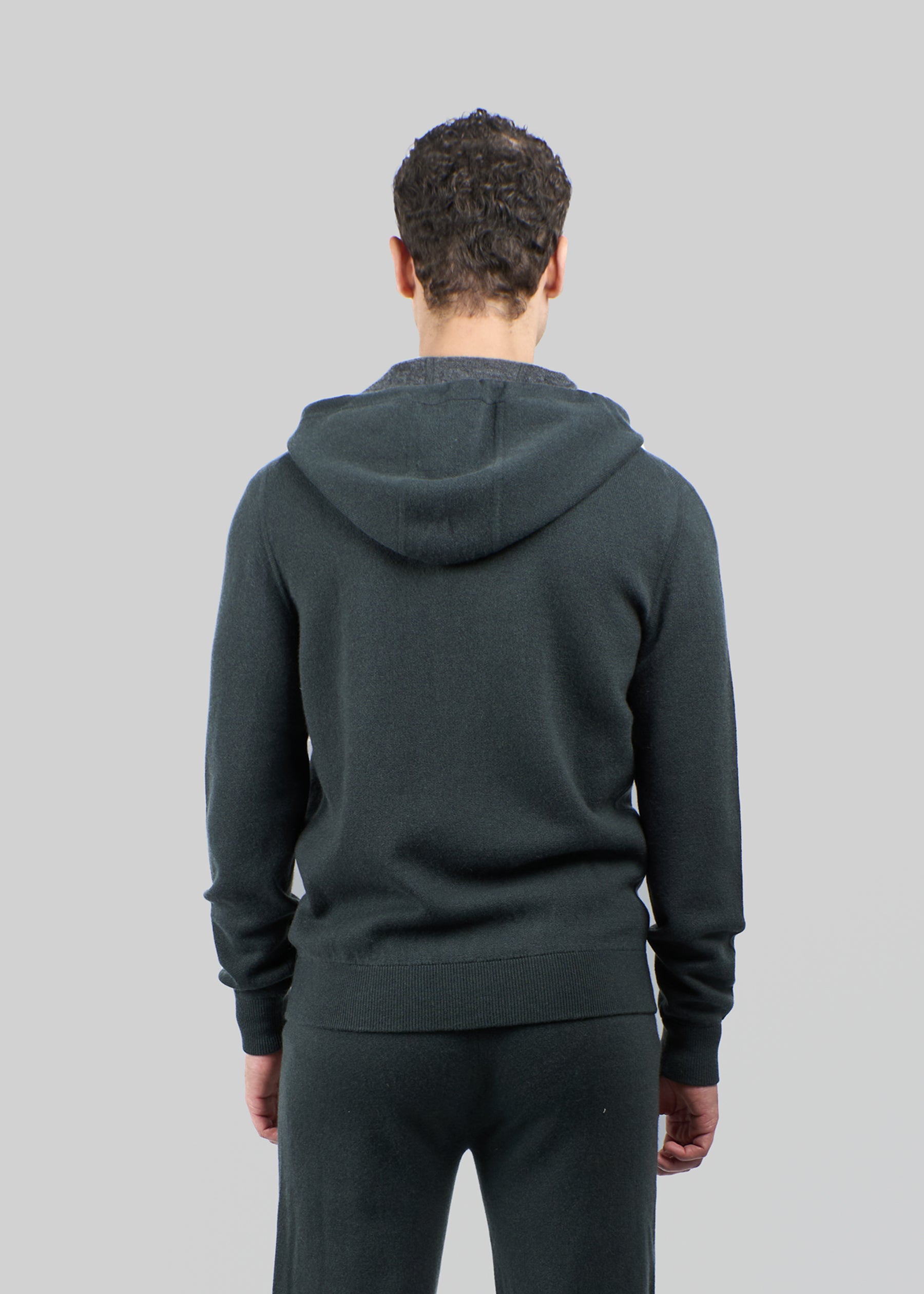 Brio Men's Cashmere Zip Hoodie