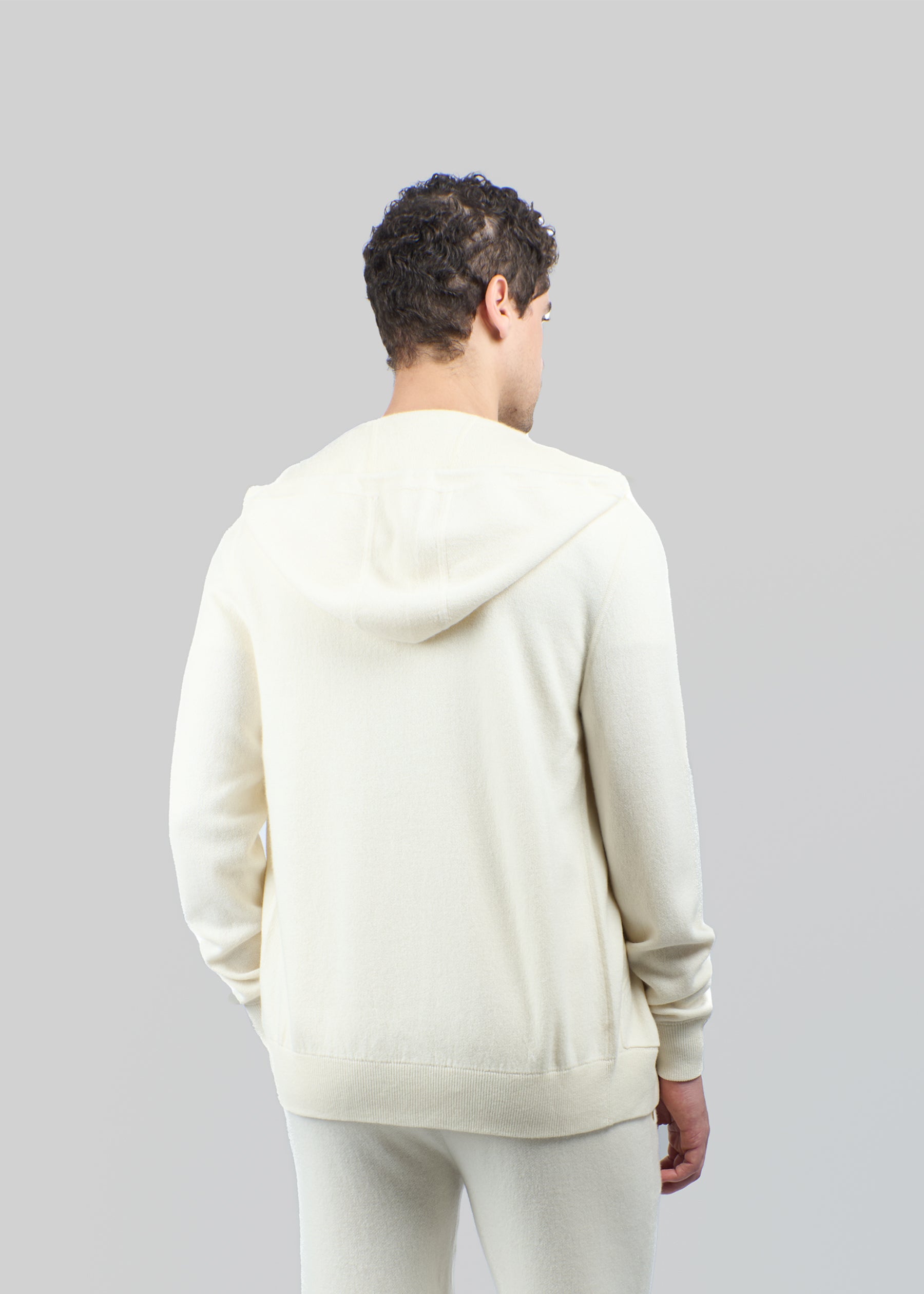 Brio Men's Cashmere Zip Hoodie