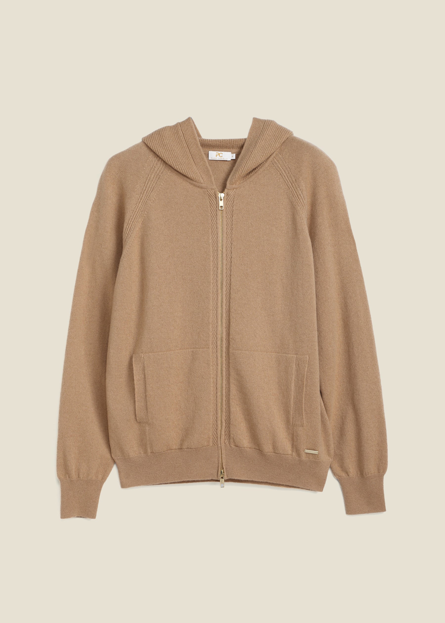 Chiara Cashmere Zip Up Hoodie