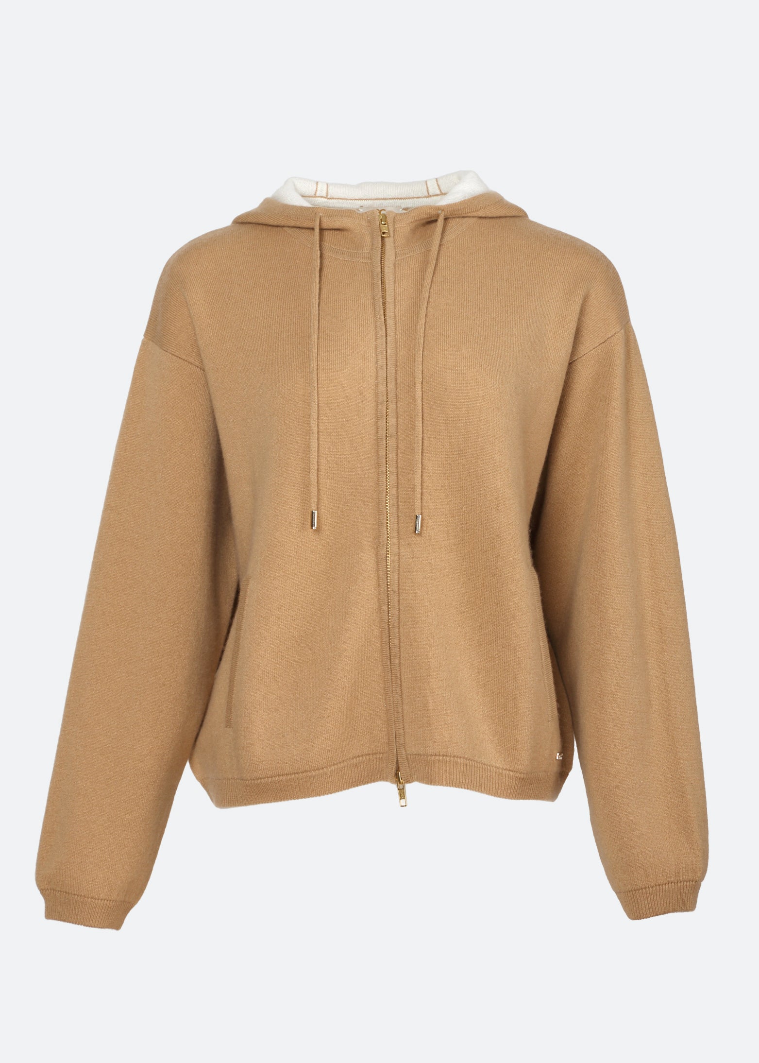 Alessia Zip Up Cashmere Hoodie