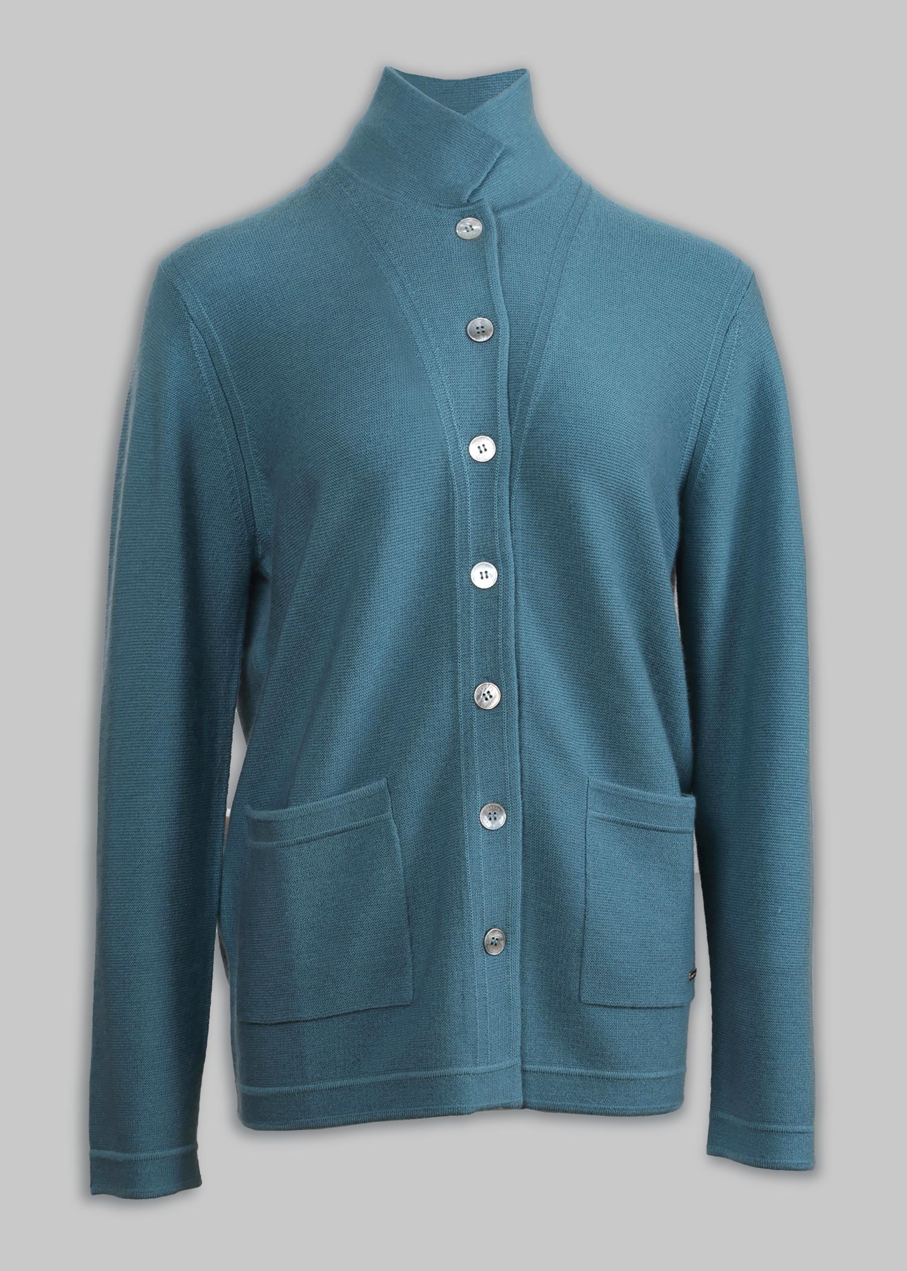 Collo Lapel Cashmere Cardigan