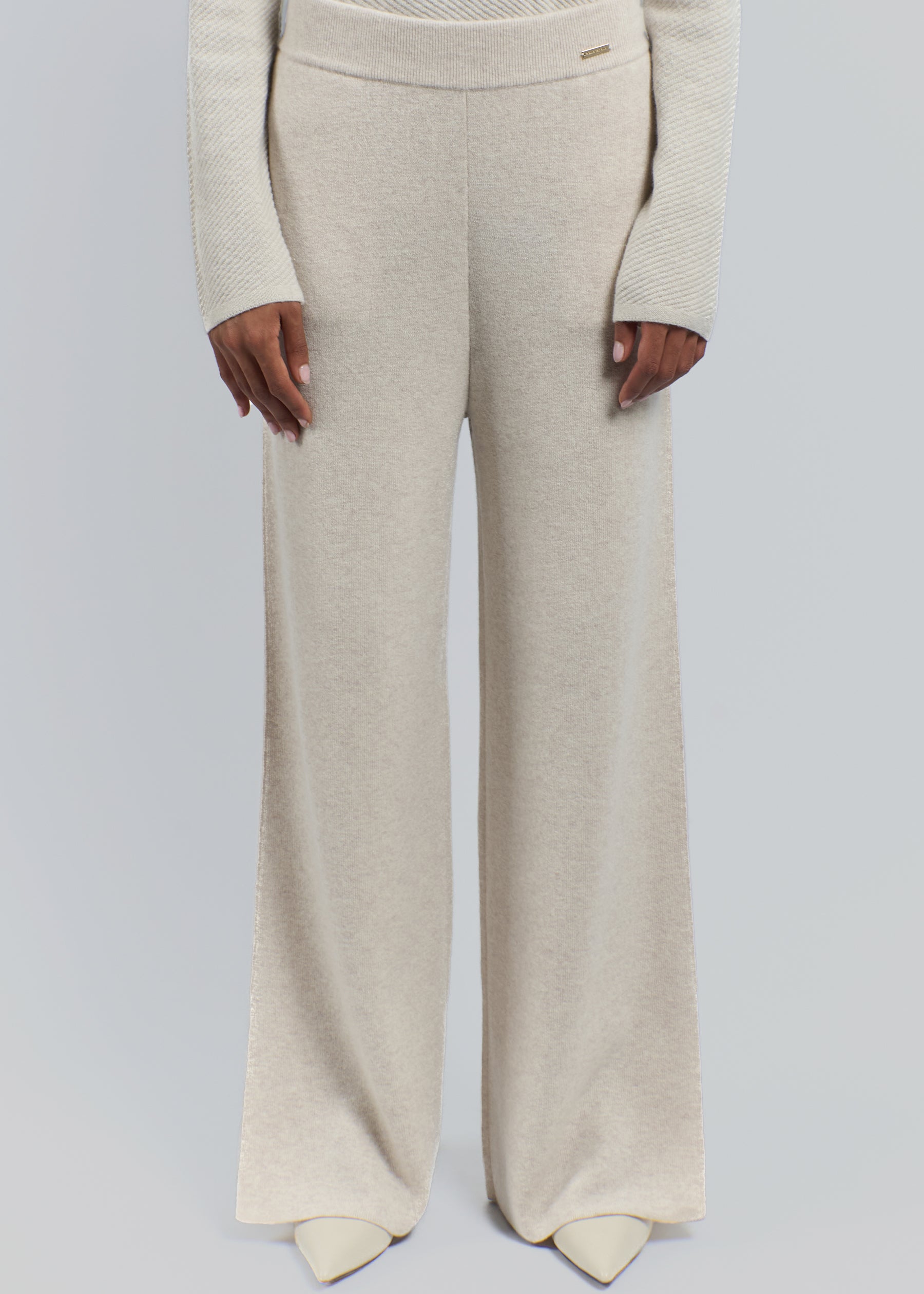 Largo Cashmere Wide-Leg Trousers