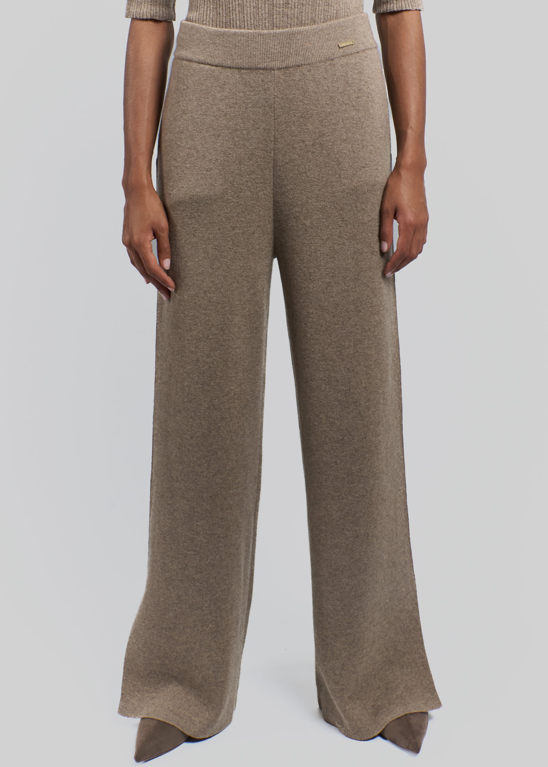 Largo Cashmere Wide-Leg Trousers