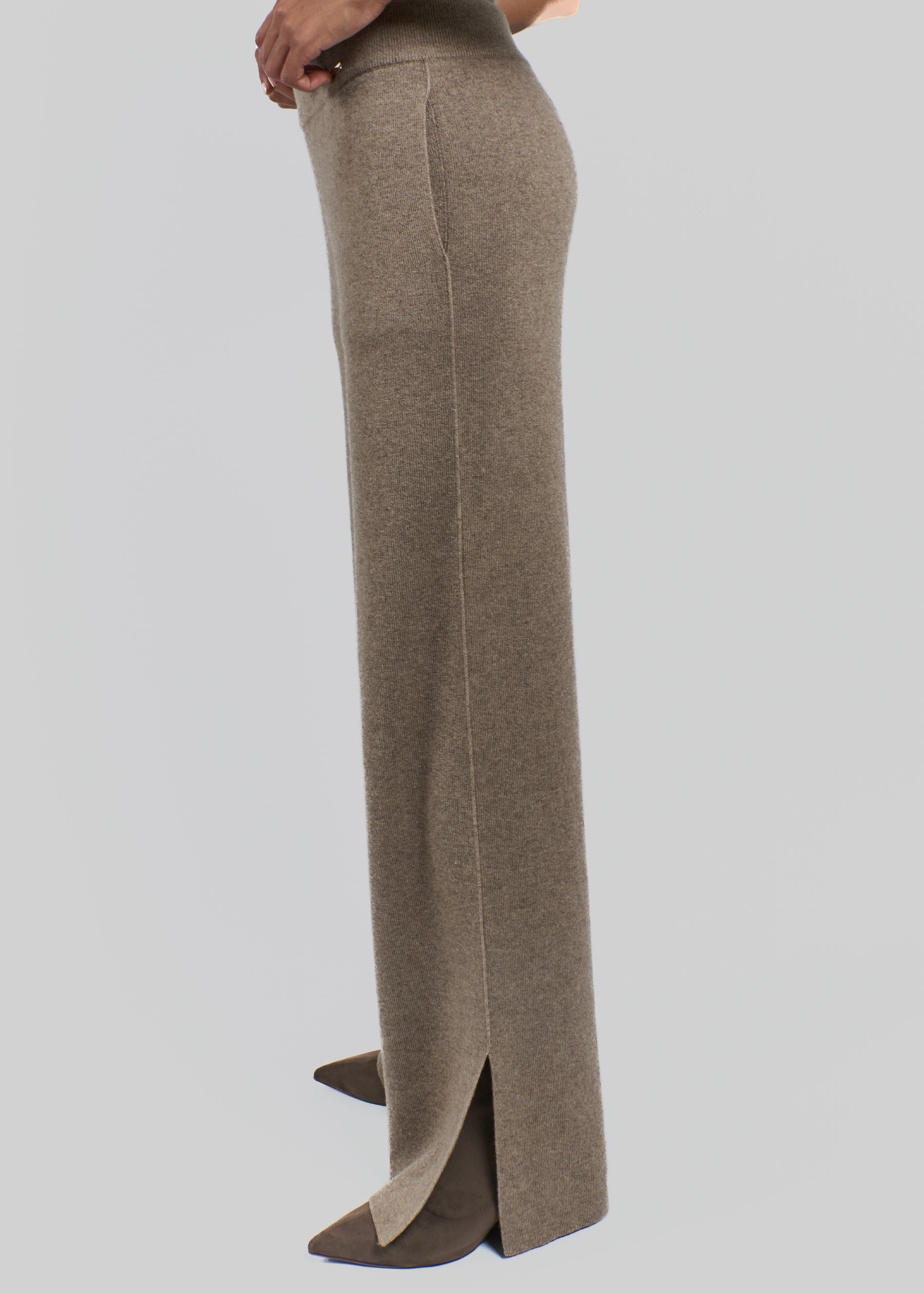 Largo Cashmere Wide-Leg Trousers