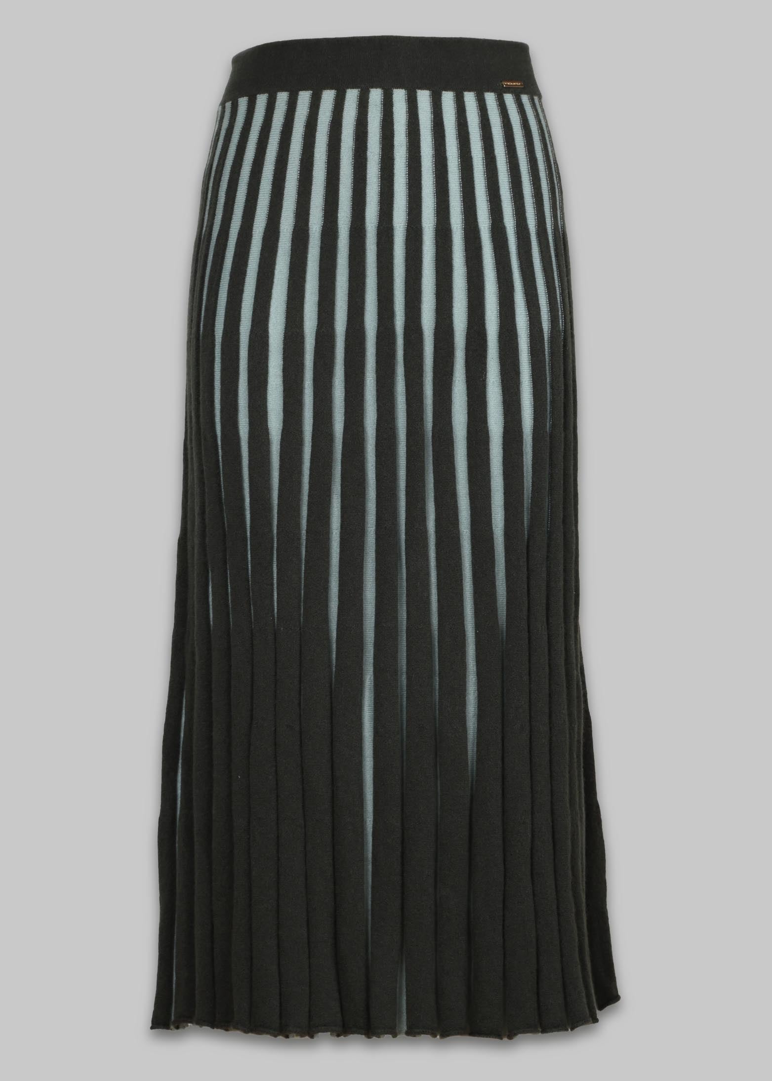 Gray midi wool dress for women 5304